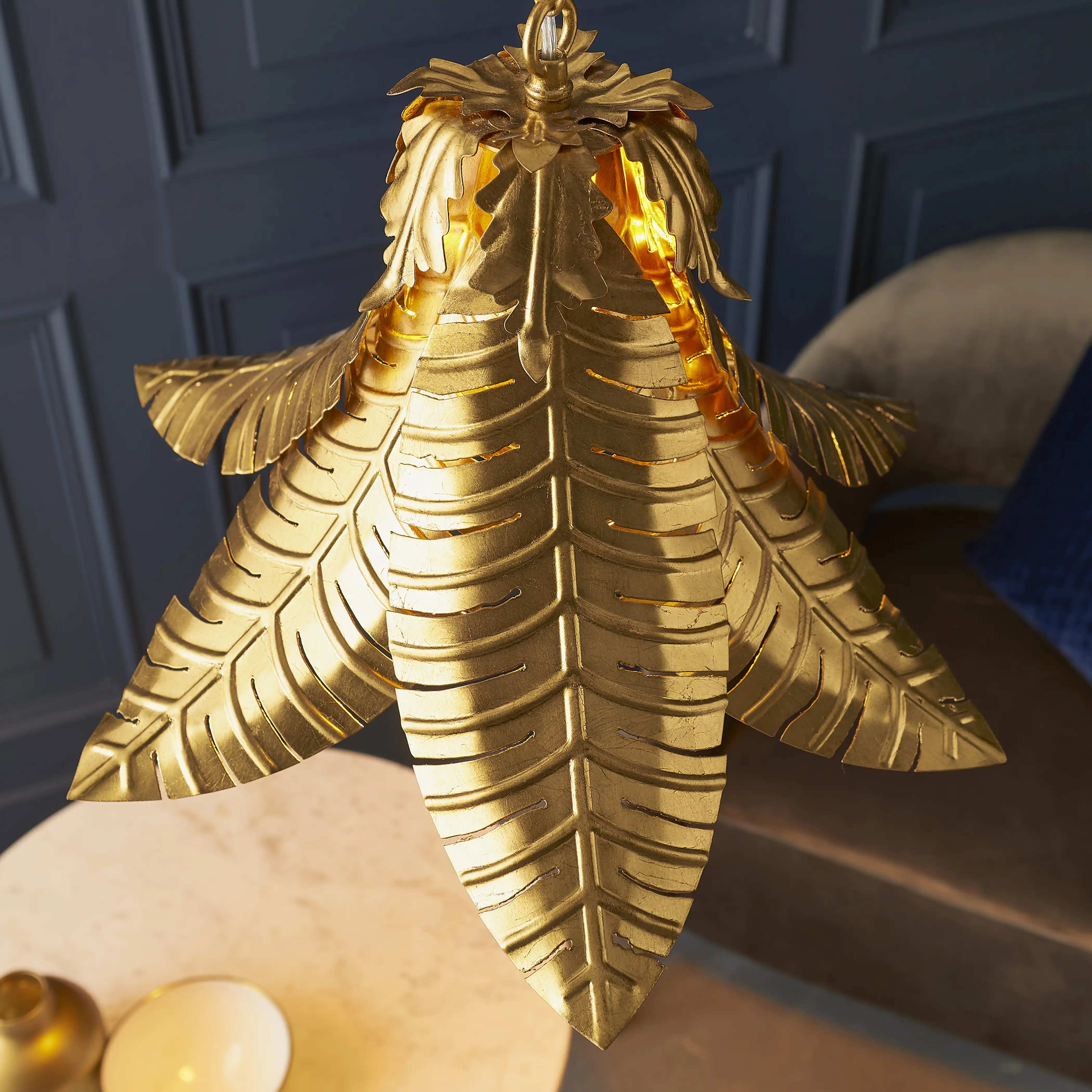 Freda Pendant Light | Antique Brass - Image 6