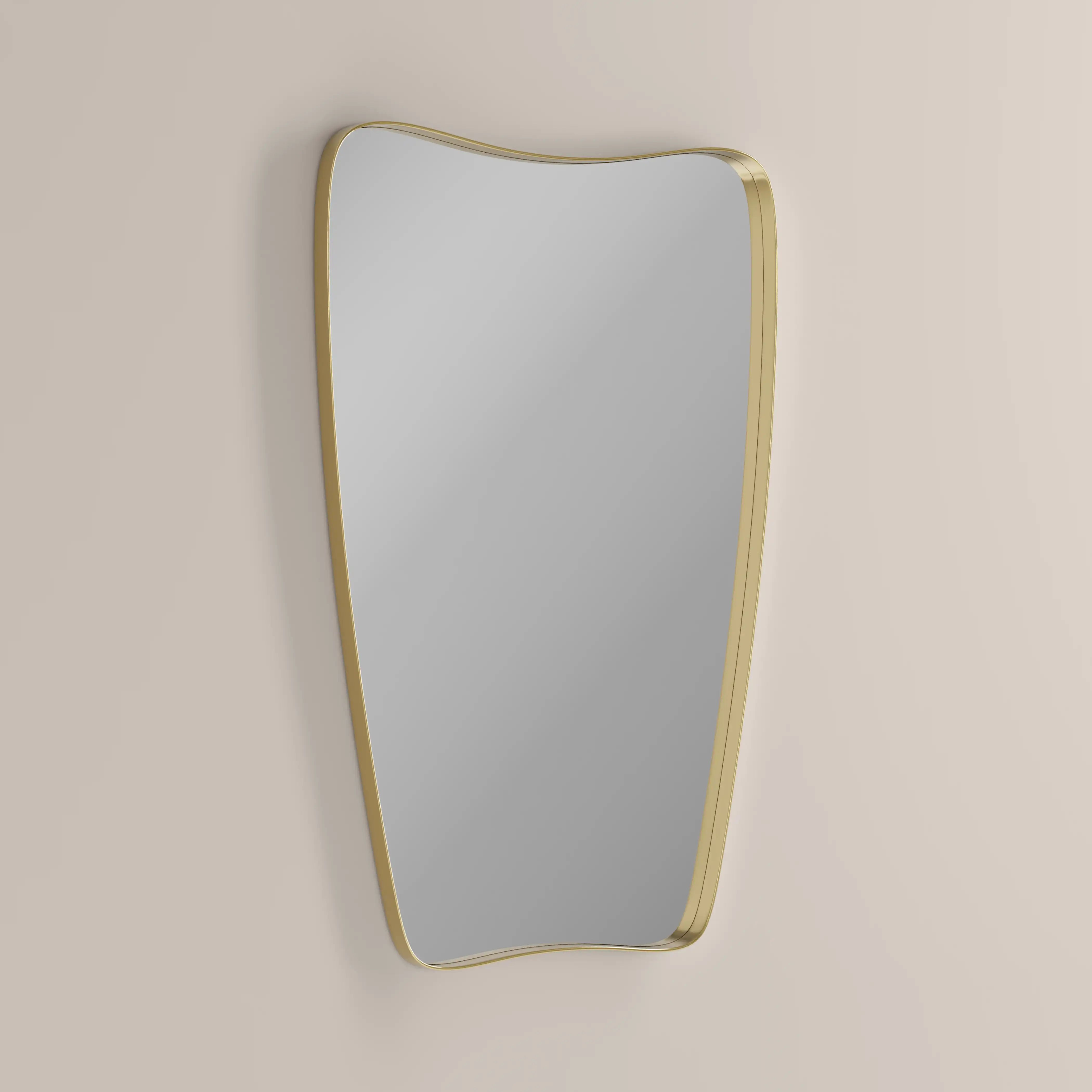 Gabriel Wall Mirror, 96 x 65 cm | Brass - Image 2