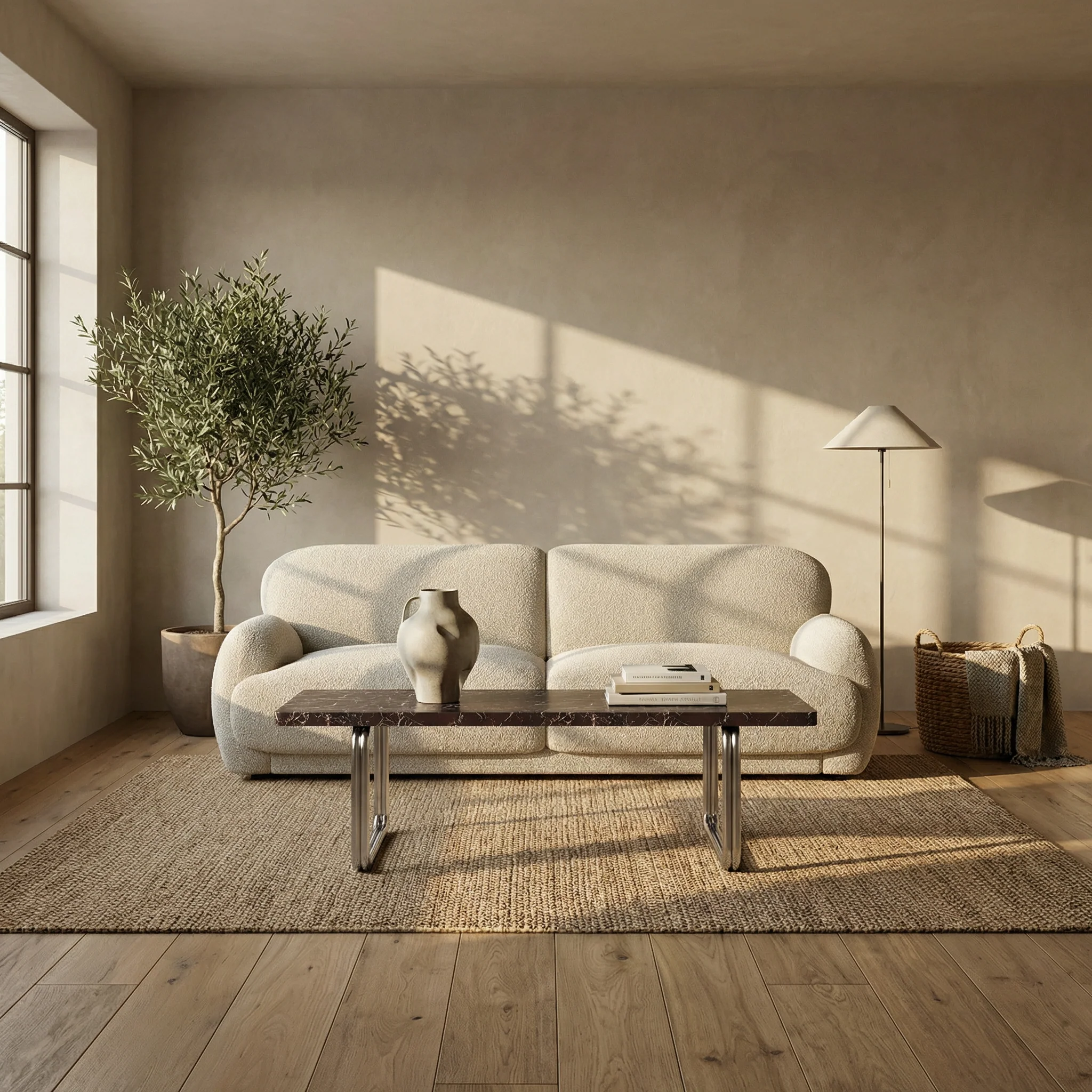 Gio Rectangle Coffee Table | Burgundy Rosso Levanto Marble & Chrome - Image 2