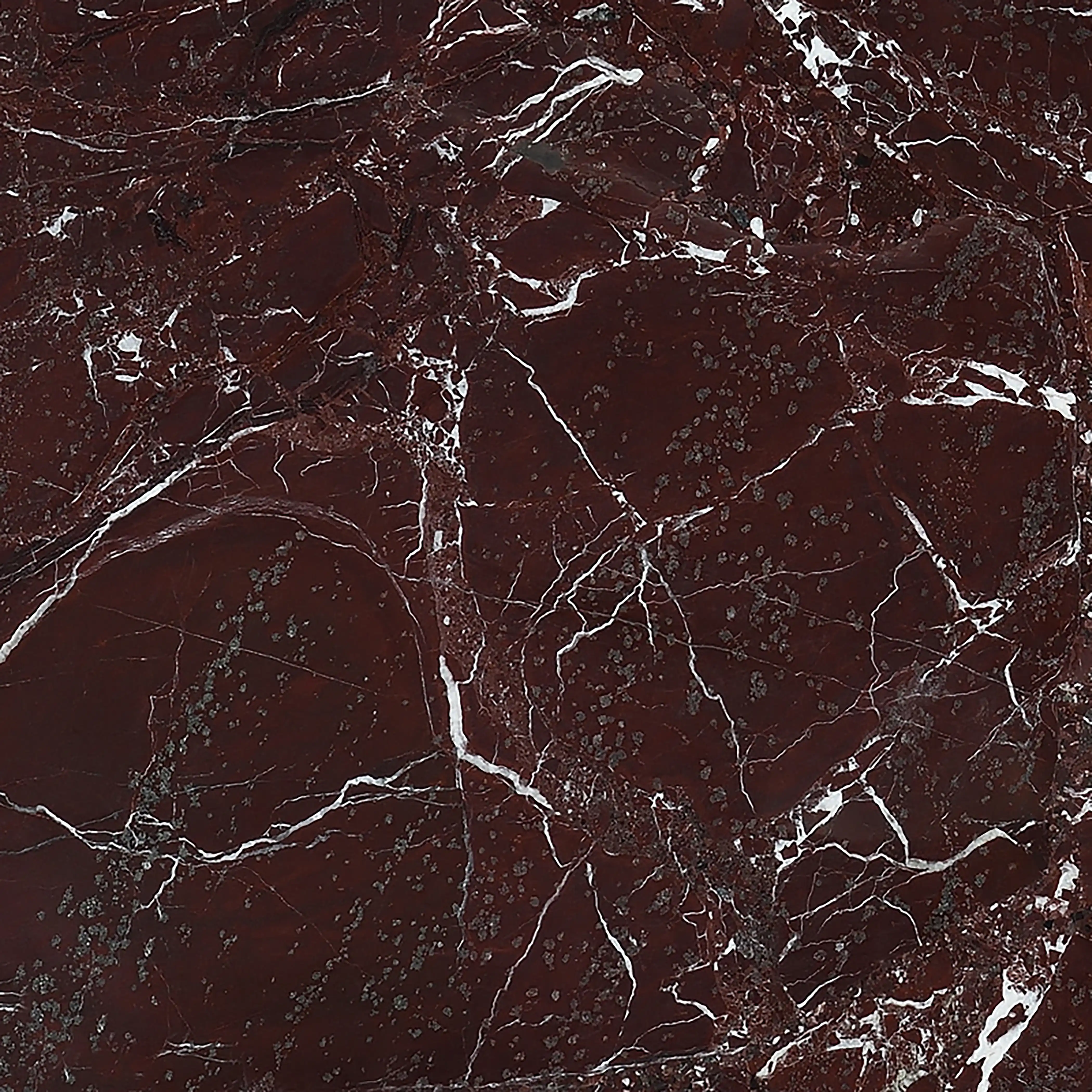 Gio Square Side Table | Burgundy Rosso Levanto Marble & Chrome - Image 4