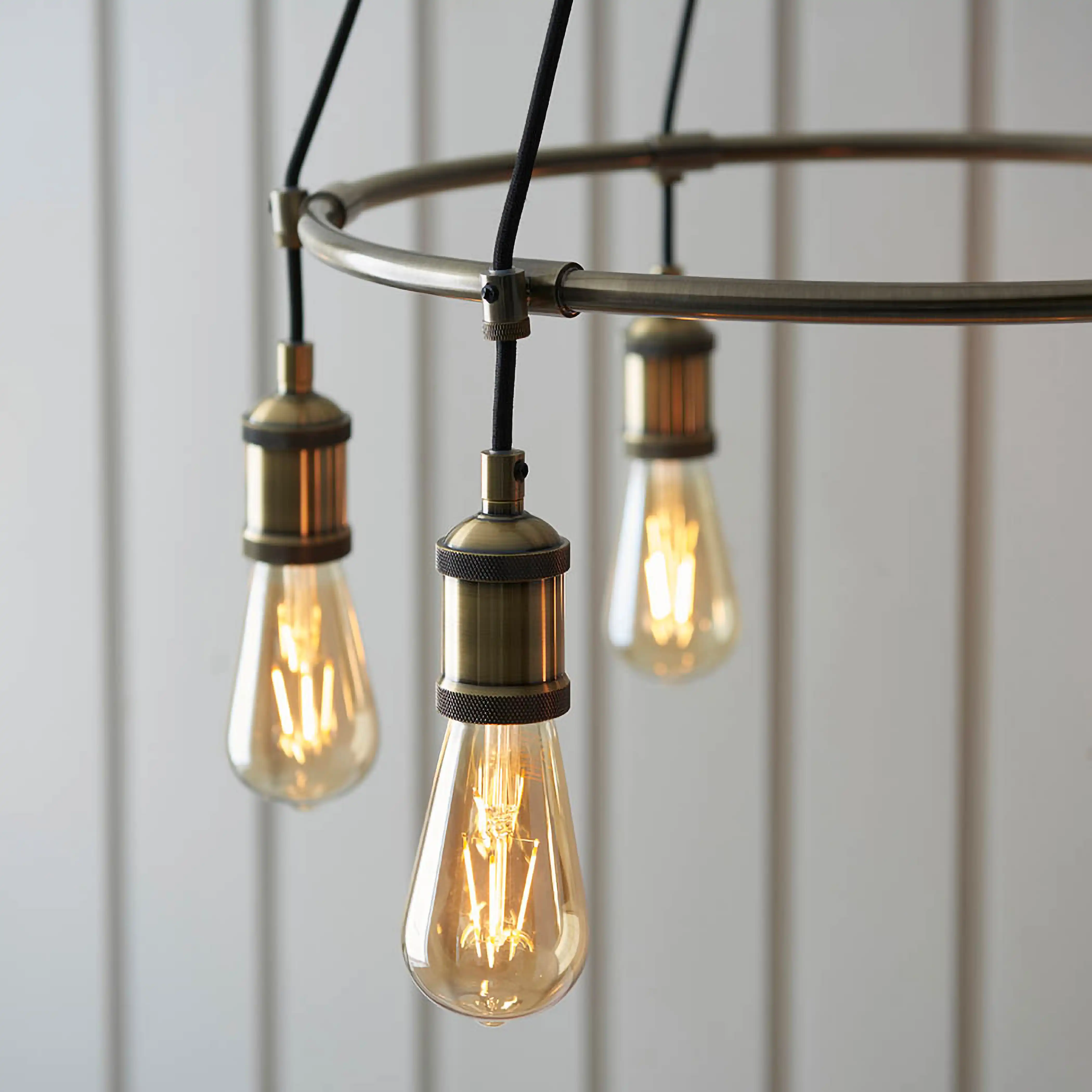 Hal 6 Light Pendant Light | Brass - Image 4