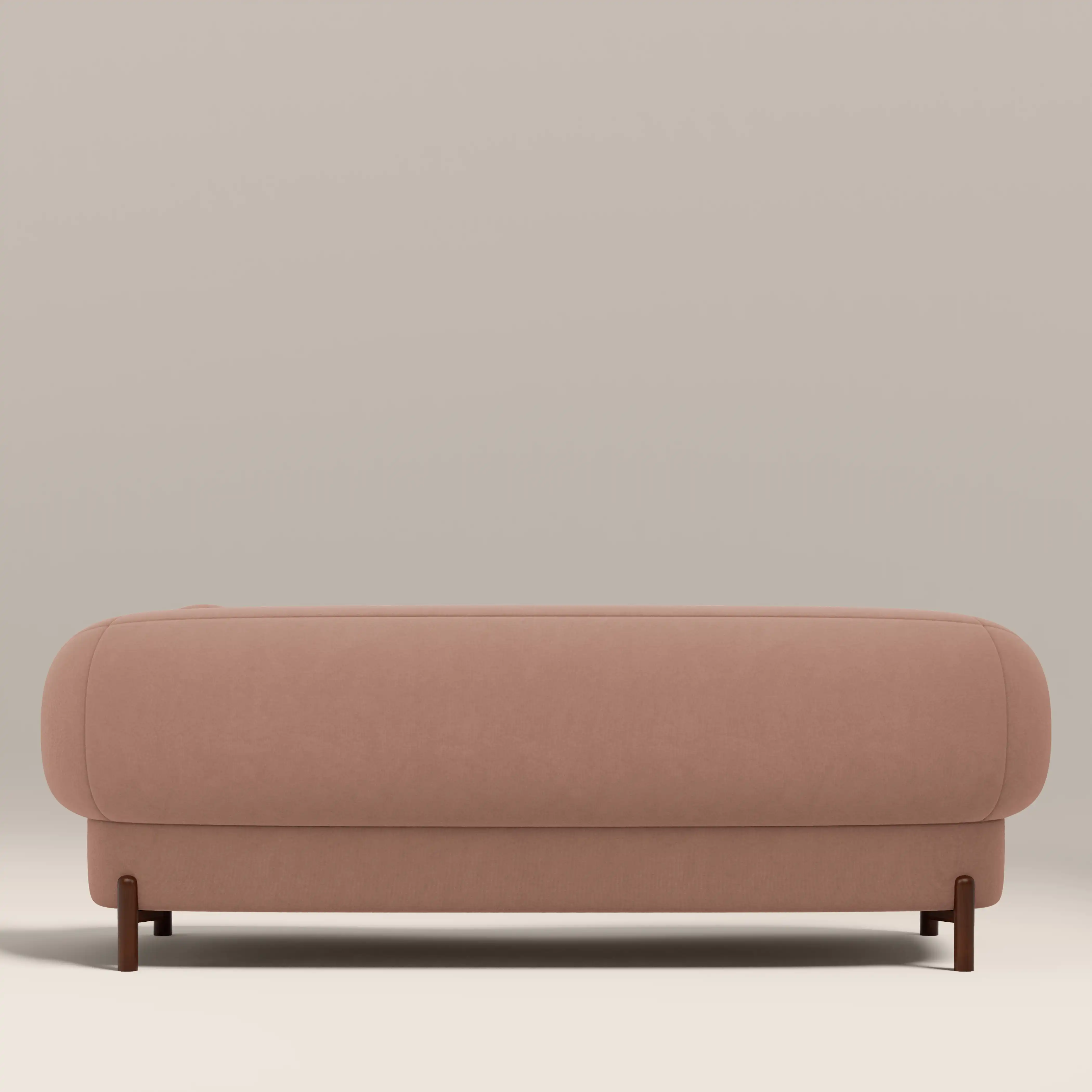 Hallfield 3 Seater Sofa | Blush Pink Sustainable Velvet - Image 7