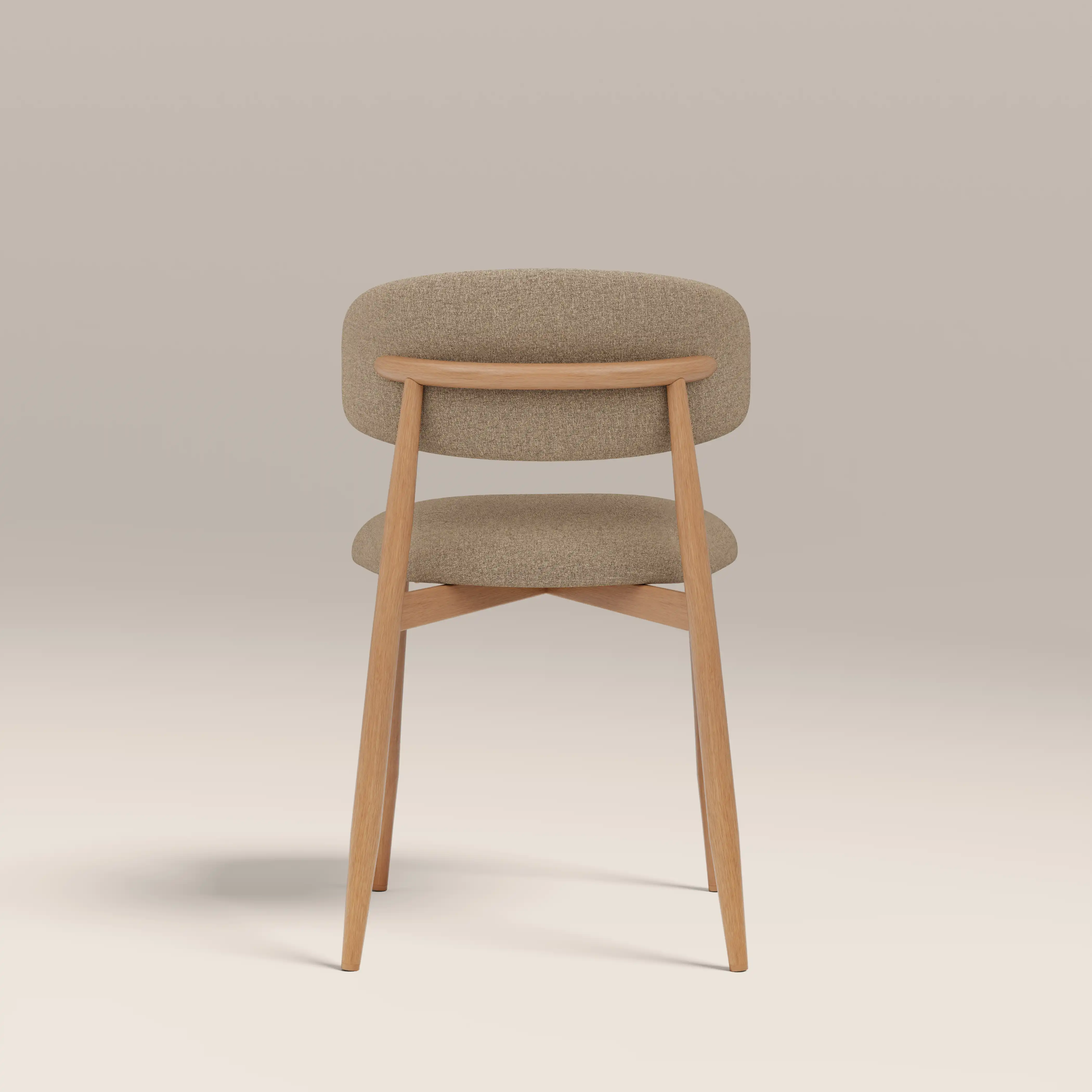 Halston Dining Chair | Latte Sustainable Fabric & Oak - Image 6