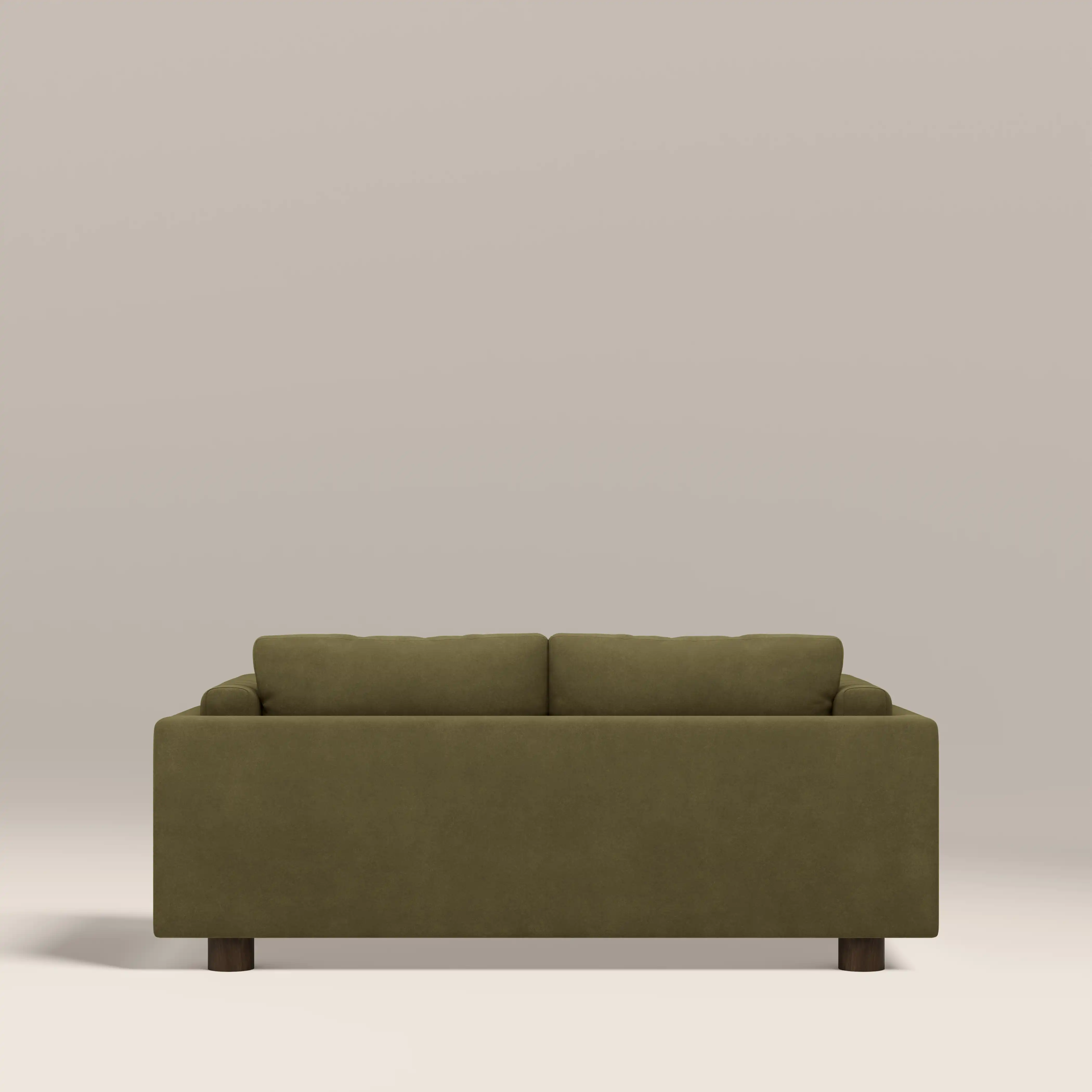 Halton 2 Seater Sofa | Moss Green Sustainable Mohair Velvet - Image 7