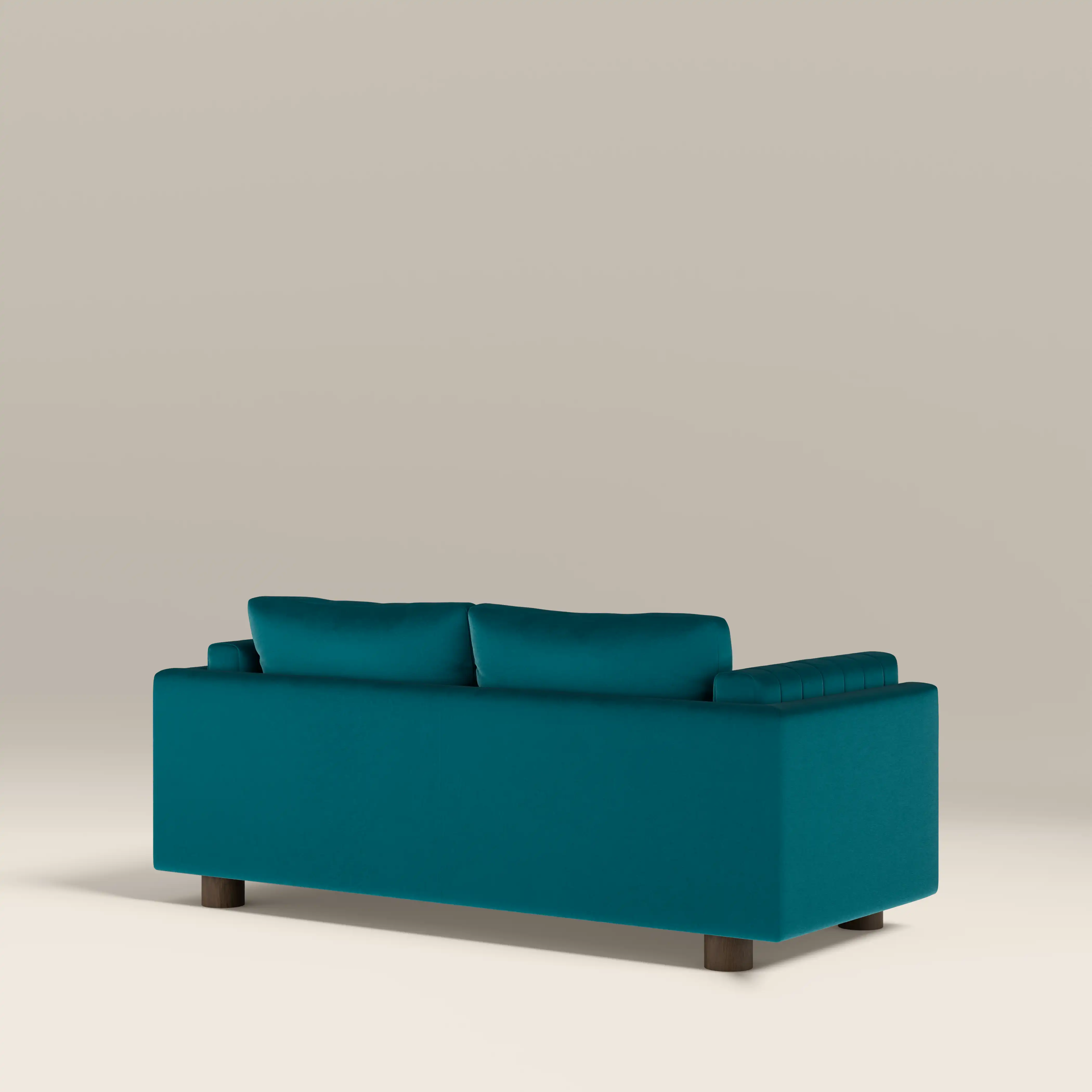 Halton 2 Seater Sofa | Teal Sustainable Velvet - Image 6