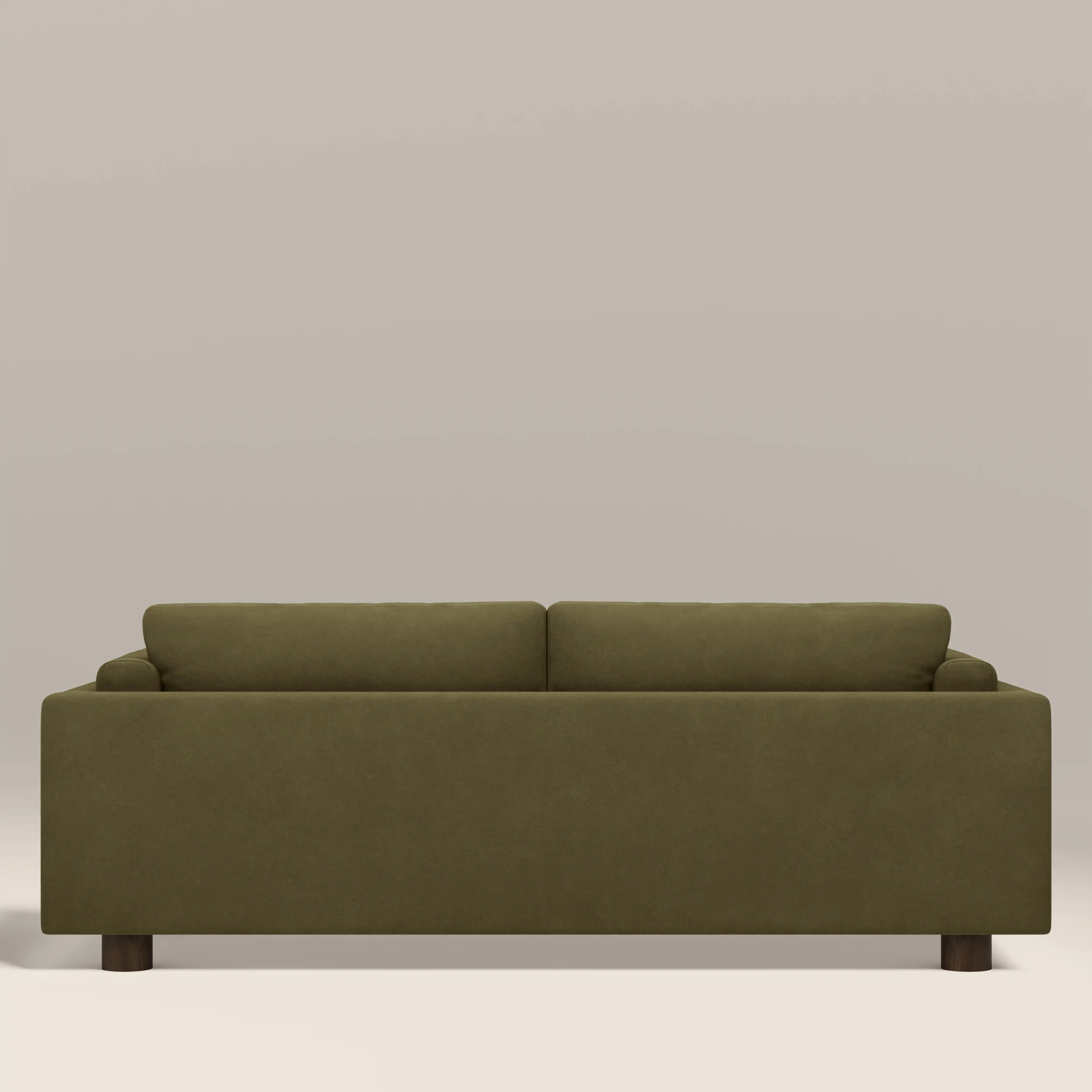 Halton 3 Seater Sofa | Moss Green Sustainable Mohair Velvet - Image 7