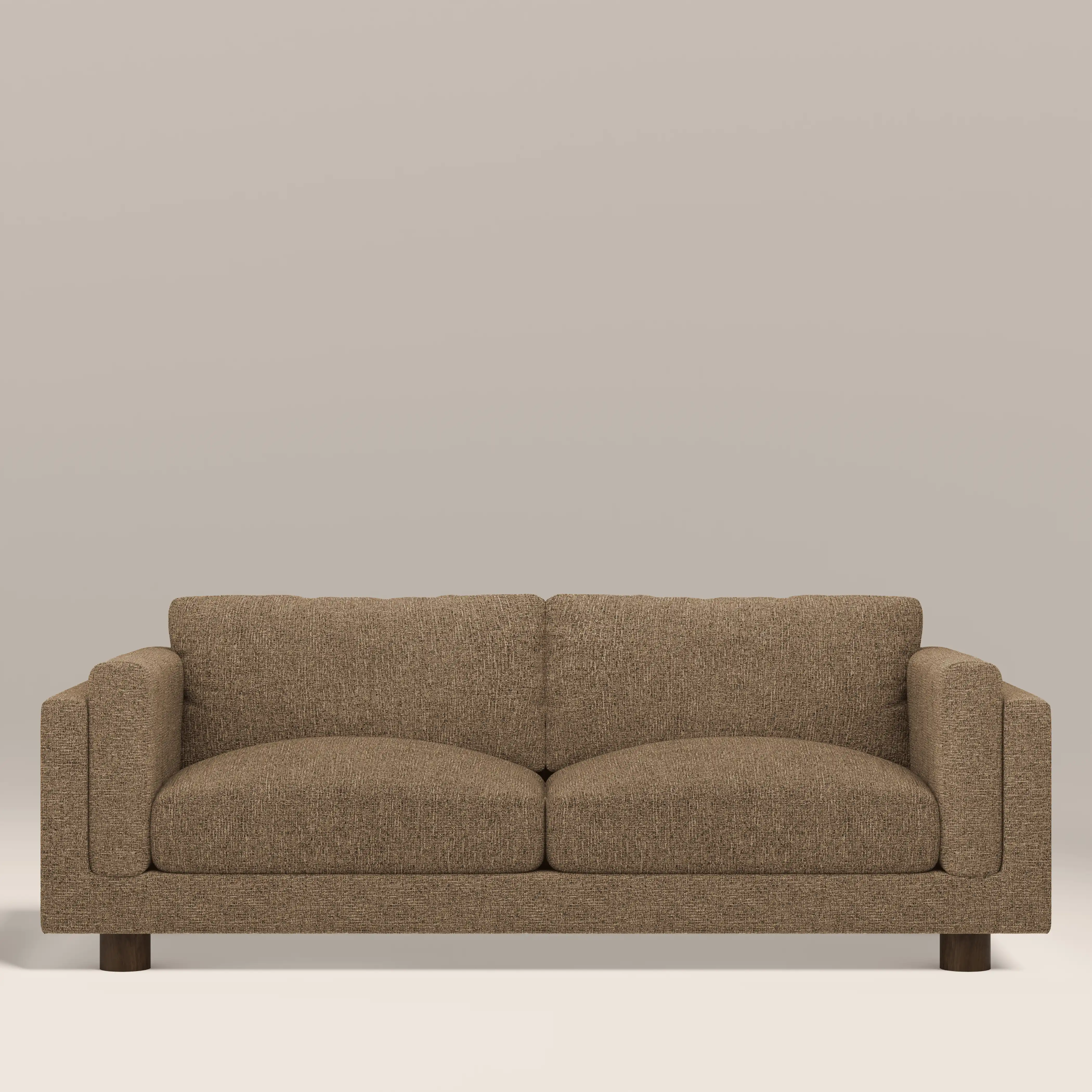 Halton 3 Seater Sofa | Speckled Cappuccino Boucle - Image 2