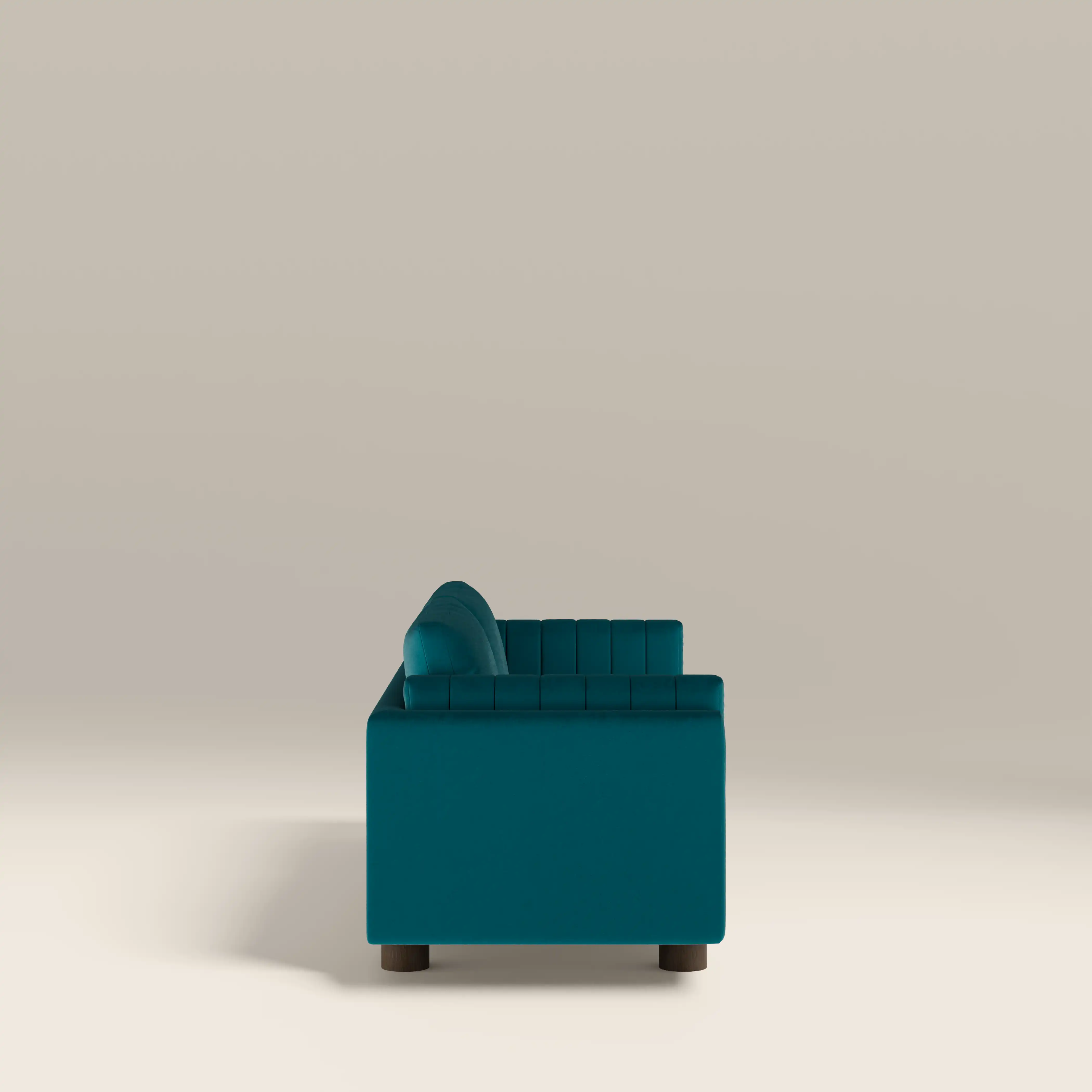 Halton 3 Seater Sofa | Teal Sustainable Velvet - Image 5
