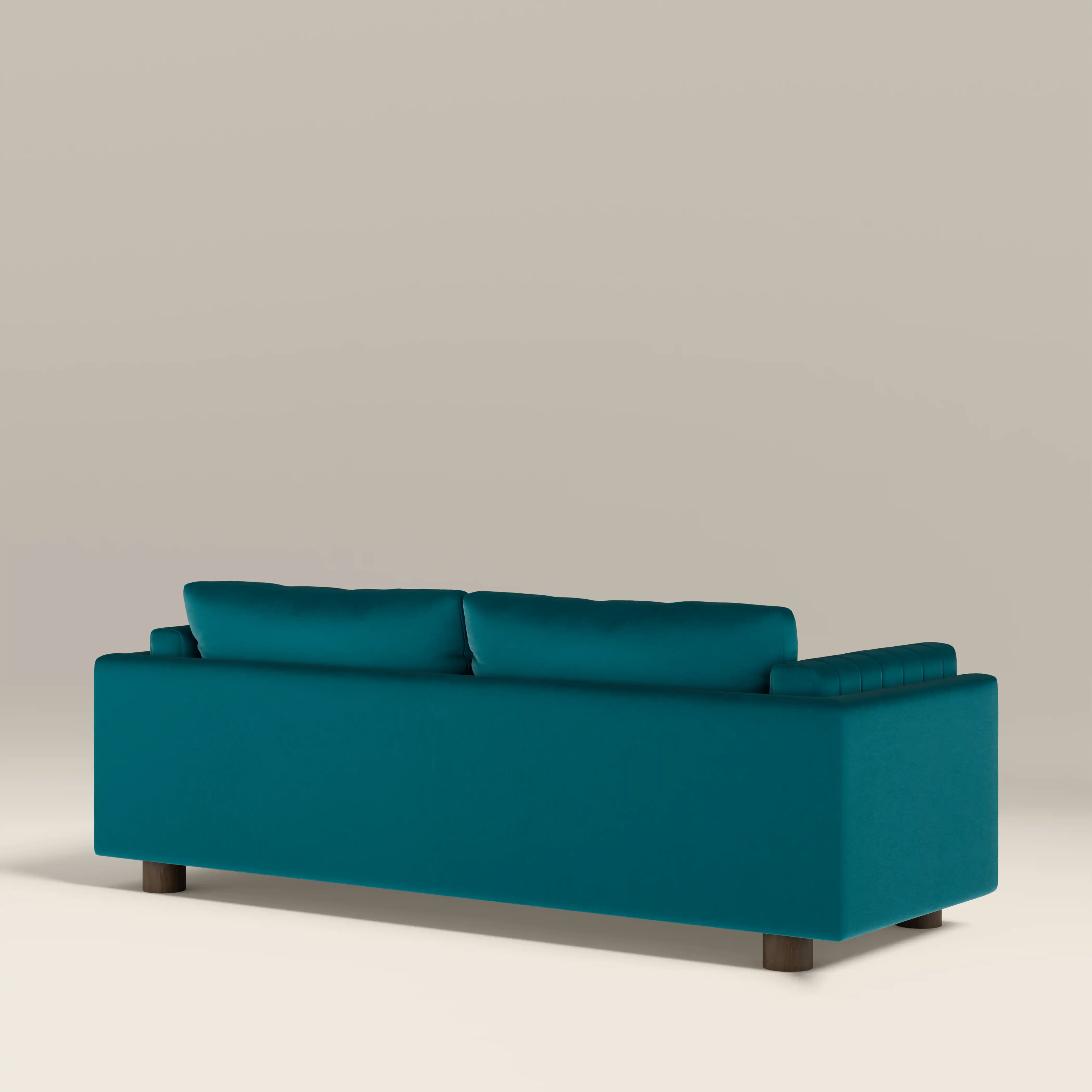 Halton 3 Seater Sofa | Teal Sustainable Velvet - Image 6