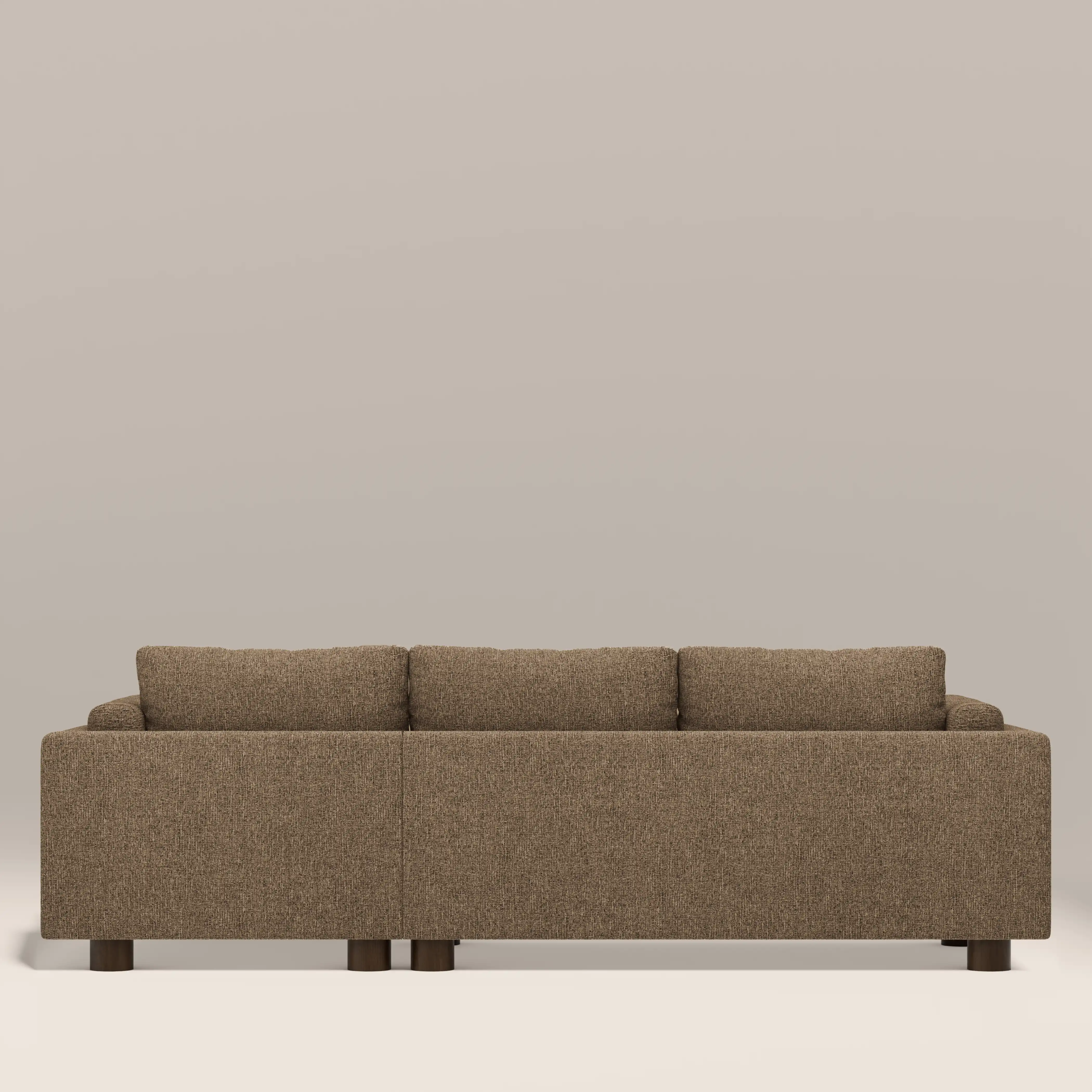 Halton Right Hand Chaise Sofa | Speckled Cappuccino Boucle - Image 6