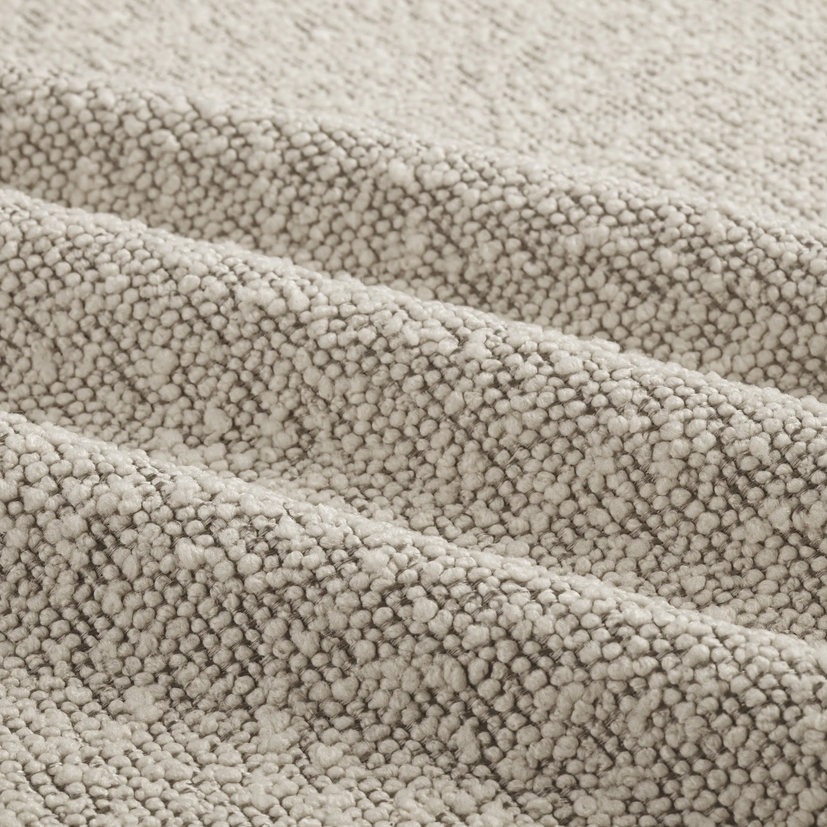 Bellamy Kitchen Stool | Speckled Stone Sustainable Boucle - Image 3