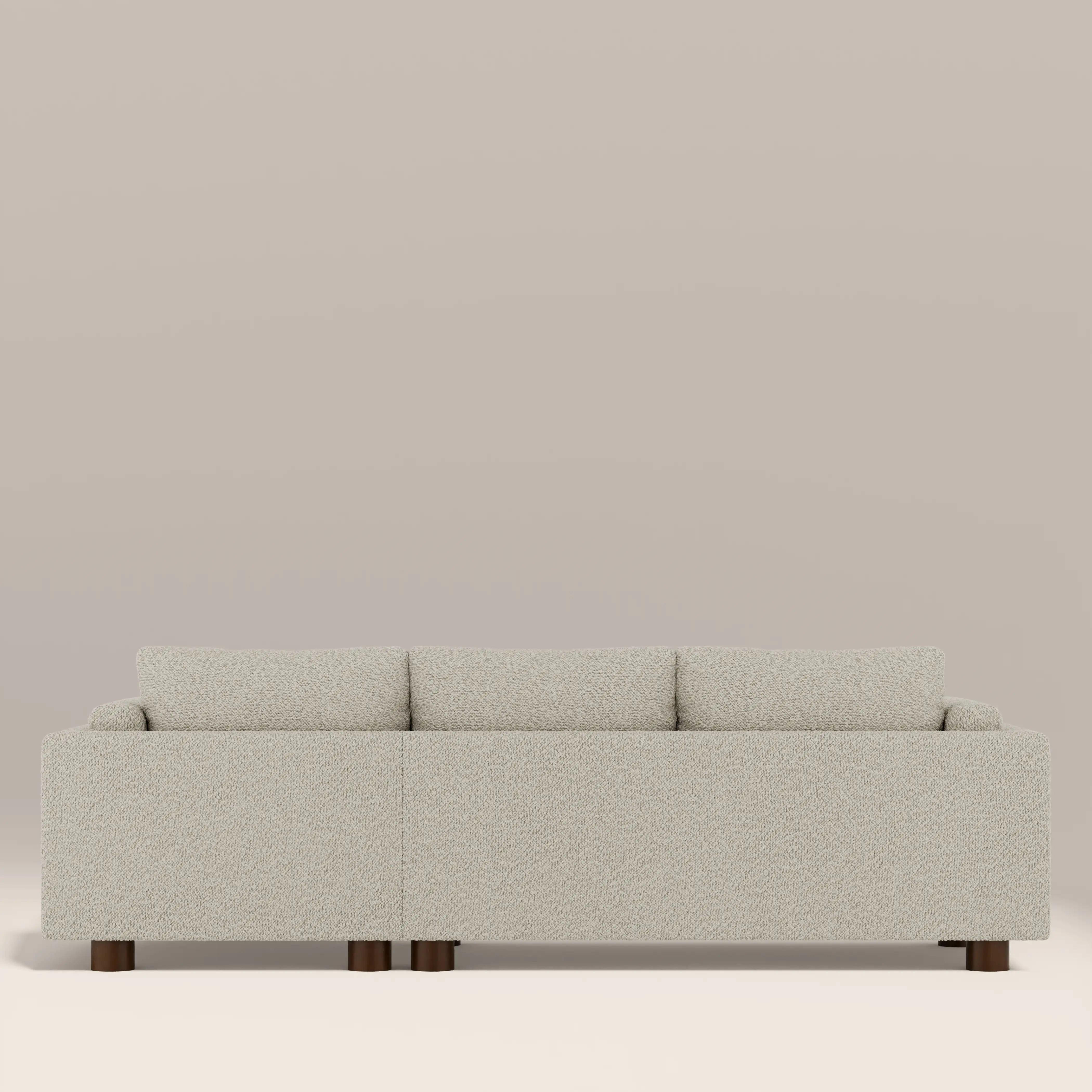 Halton Right Hand Chaise Sofa | Speckled Stone Sustainable Boucle - Image 7