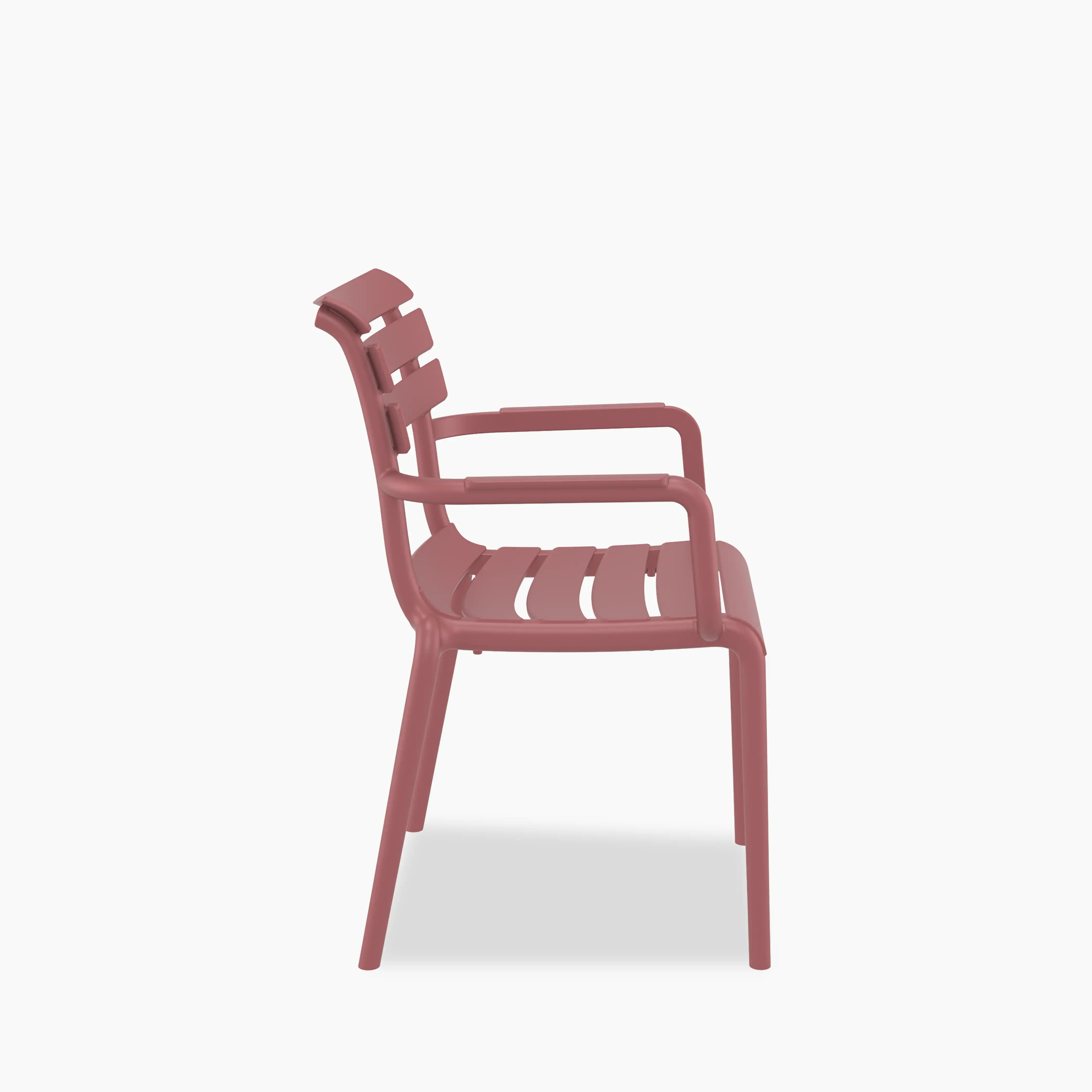 Hampton Stackable Carver Dining Chair | Marsala Pink - Image 3