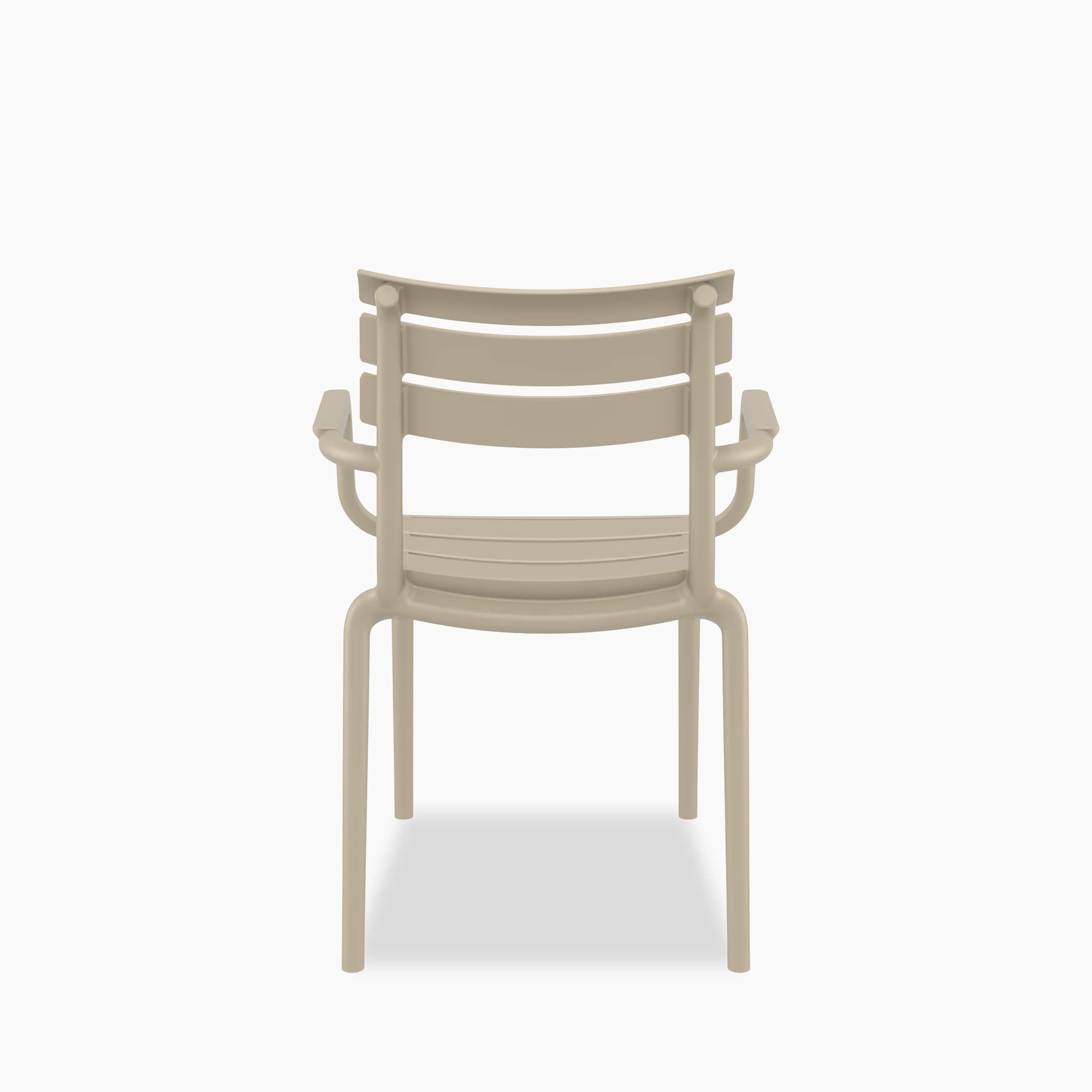 Hampton Stackable Carver Dining Chair | Taupe - Image 4