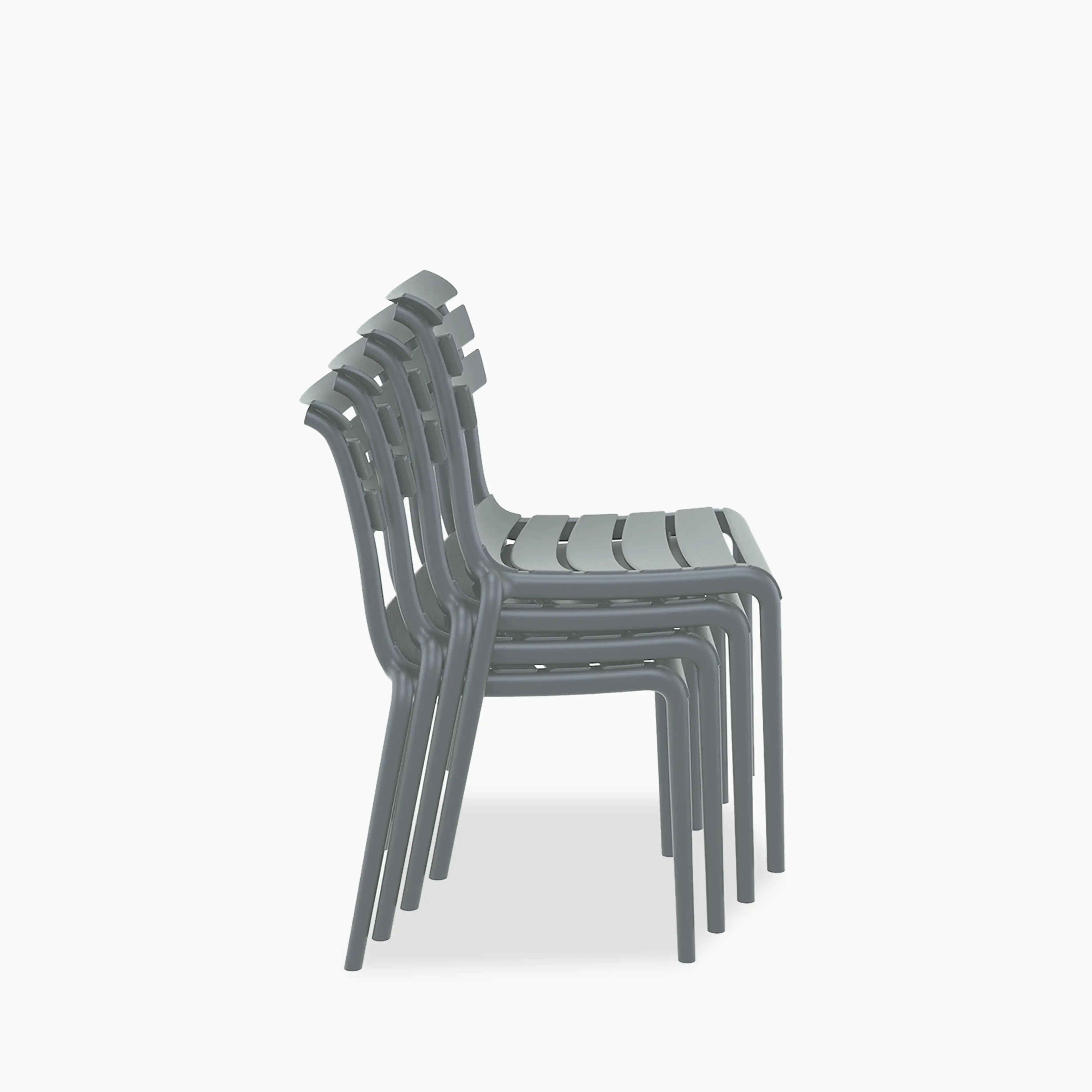 Hampton Stackable Dining Chair | Grey - Image 2