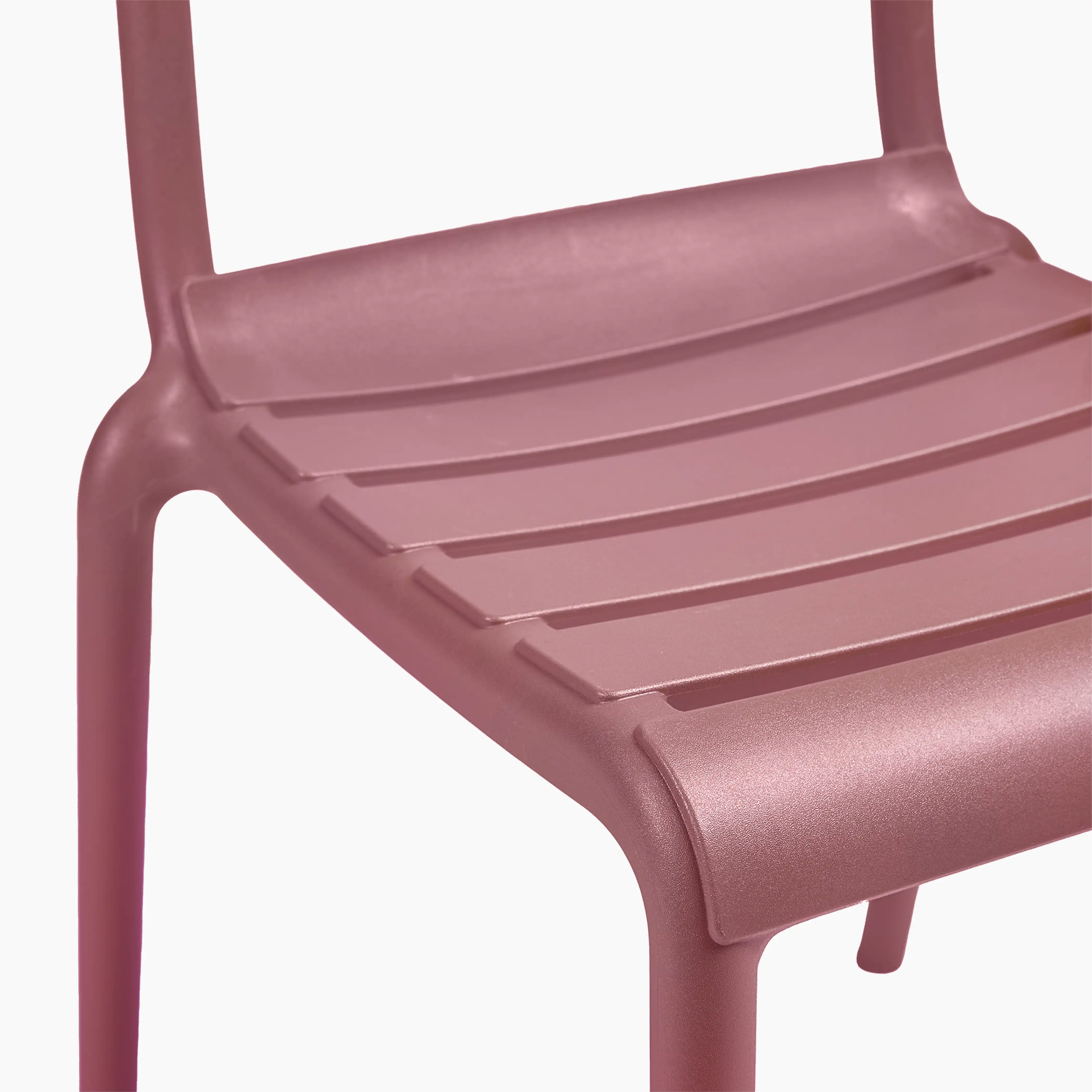 Hampton Stackable Dining Chair | Marsala Pink - Image 4