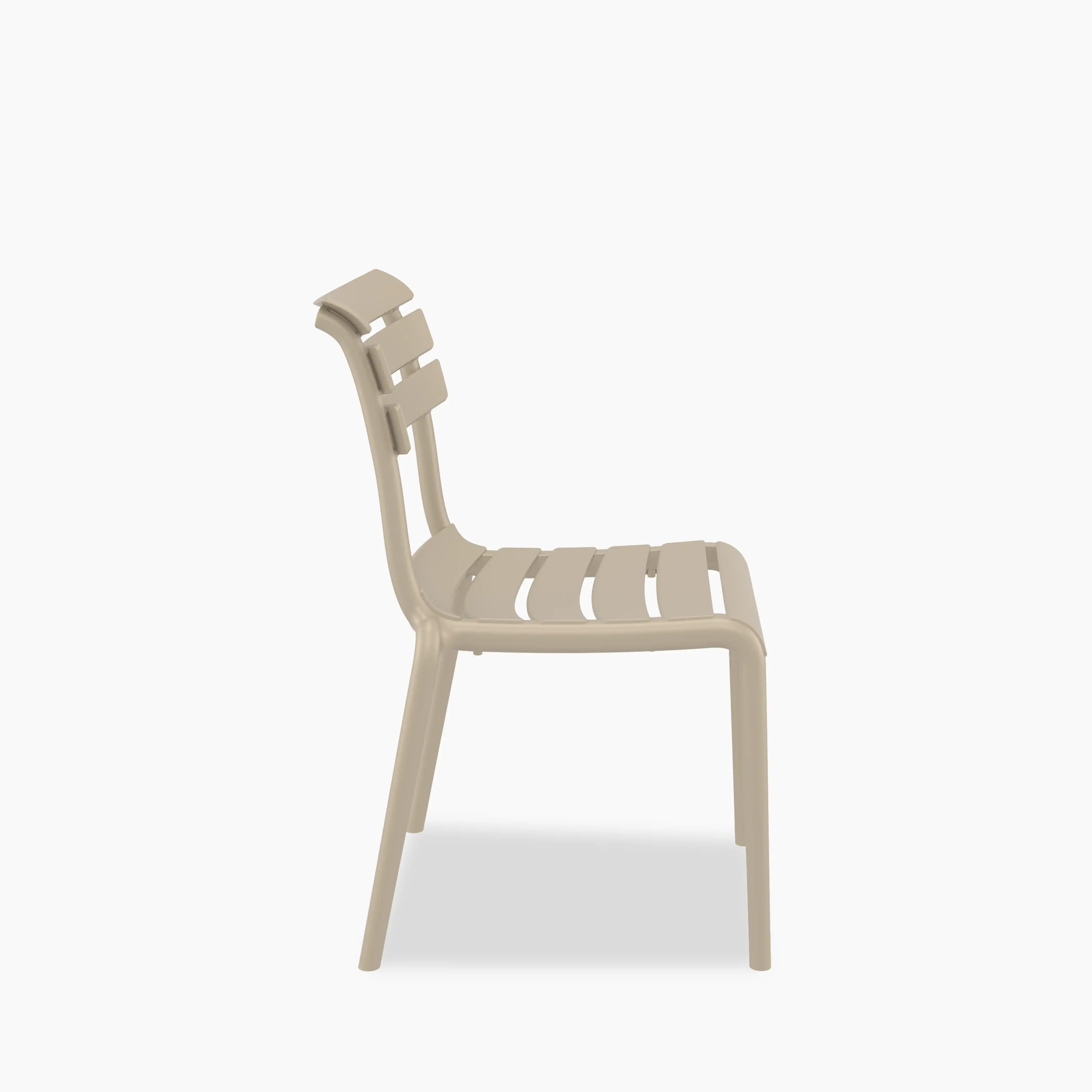 Hampton Stackable Dining Chair | Taupe - Image 2