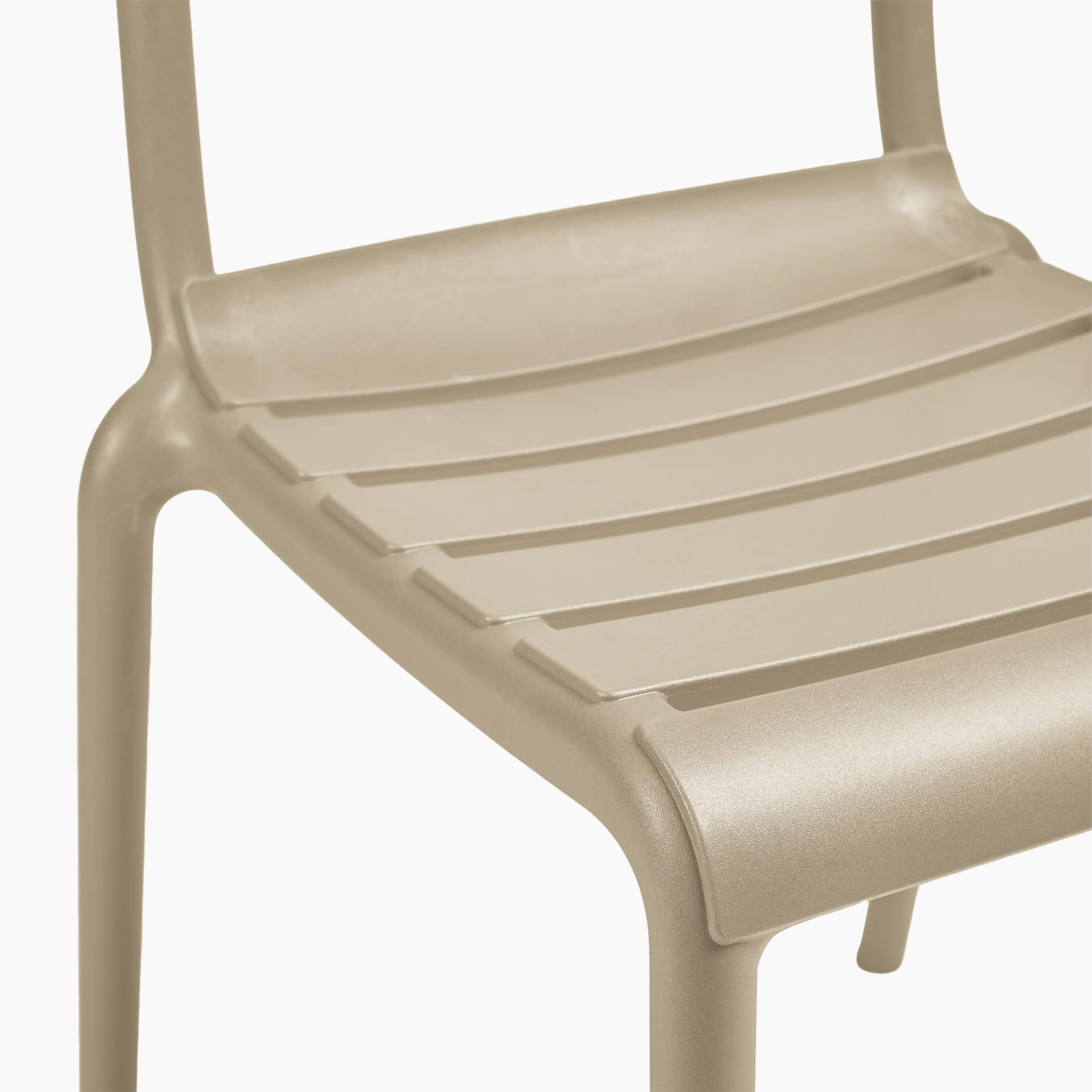 Hampton Stackable Dining Chair | Taupe - Image 4