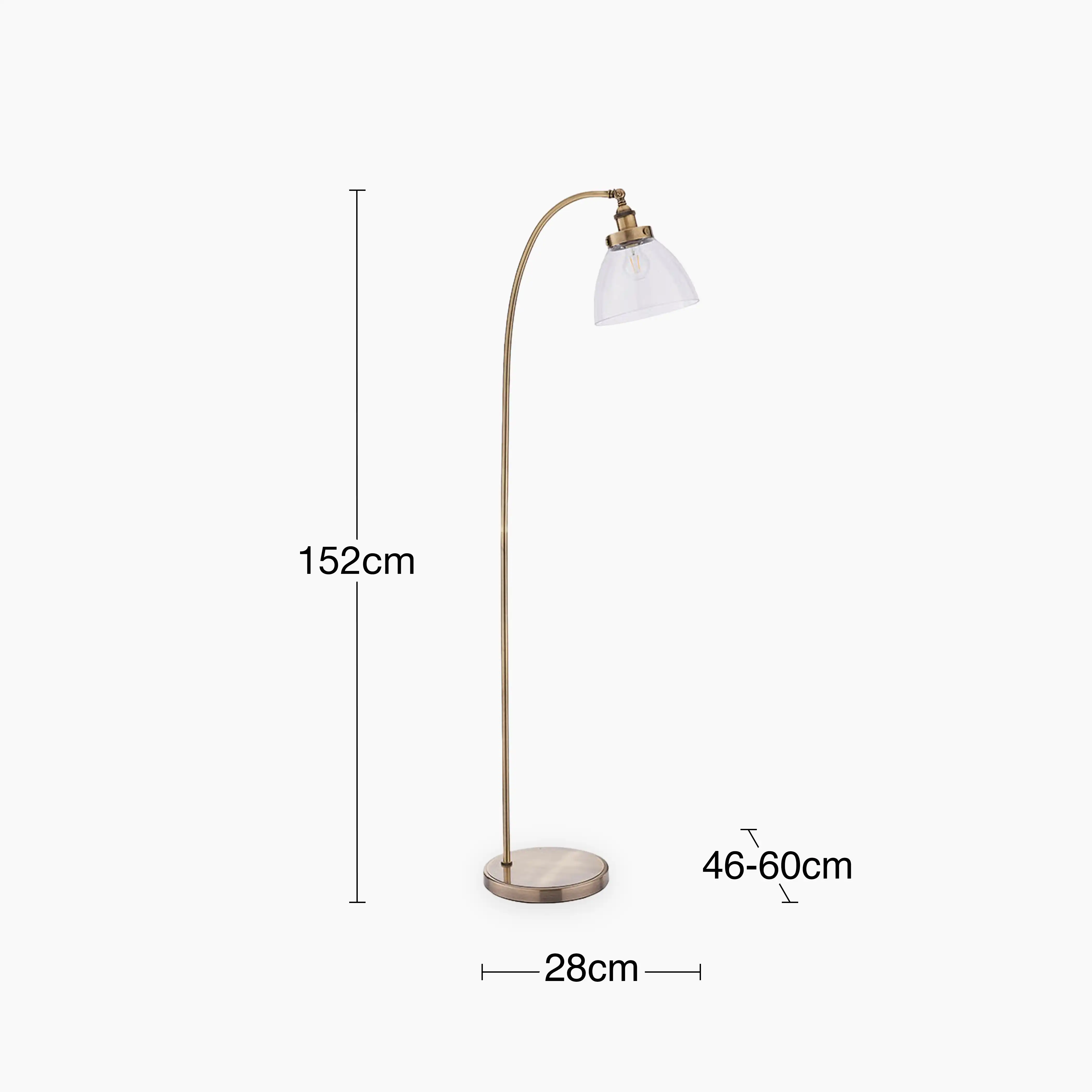 Hansen Floor Lamp | Brass - Image 6