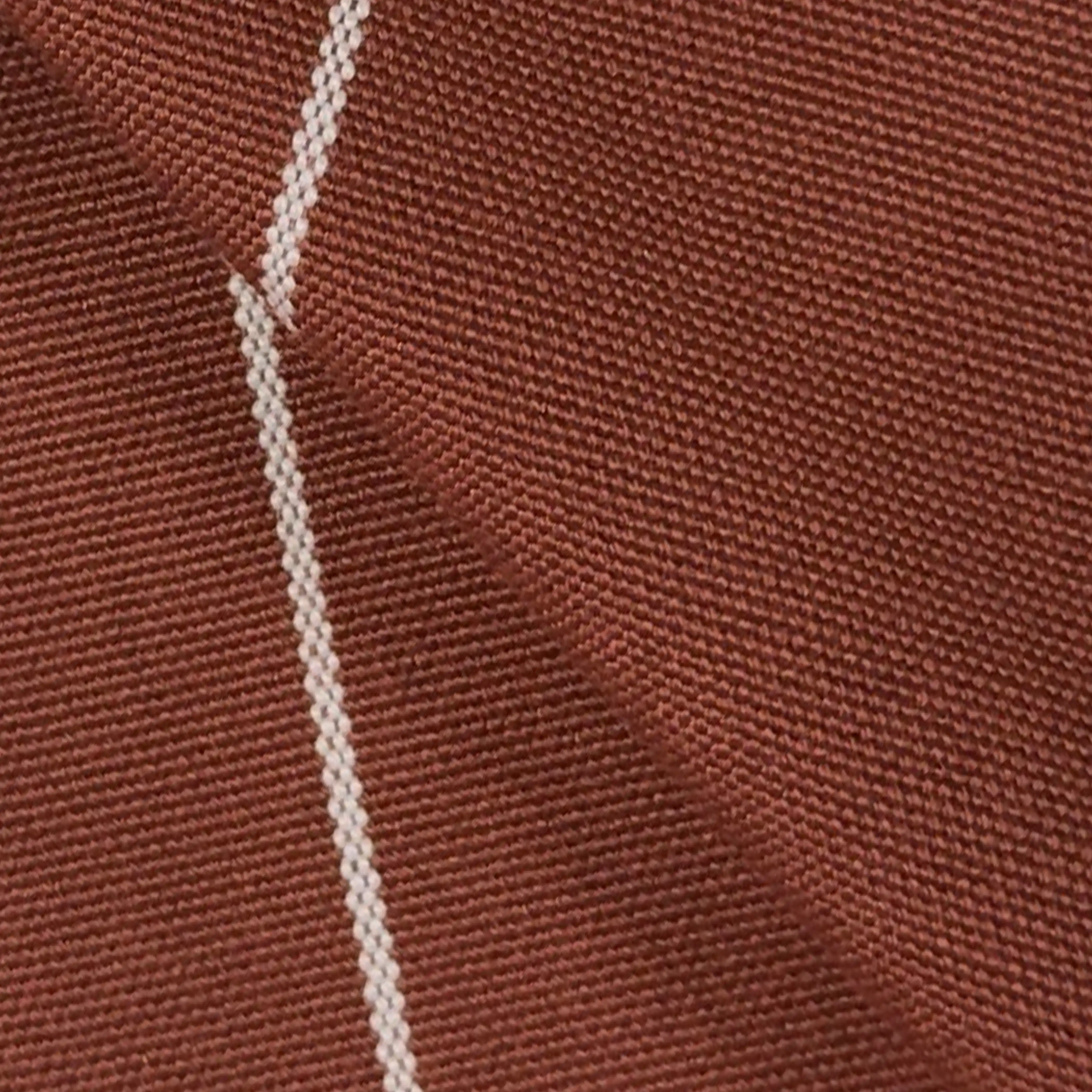 Harris 2 Seater Garden Sofa | Rust Red Stripe & Red - Image 3