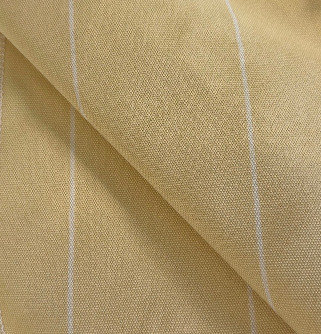 Harris Garden Armchair Set |  Butter Yellow Stripe & Taupe - Image 3