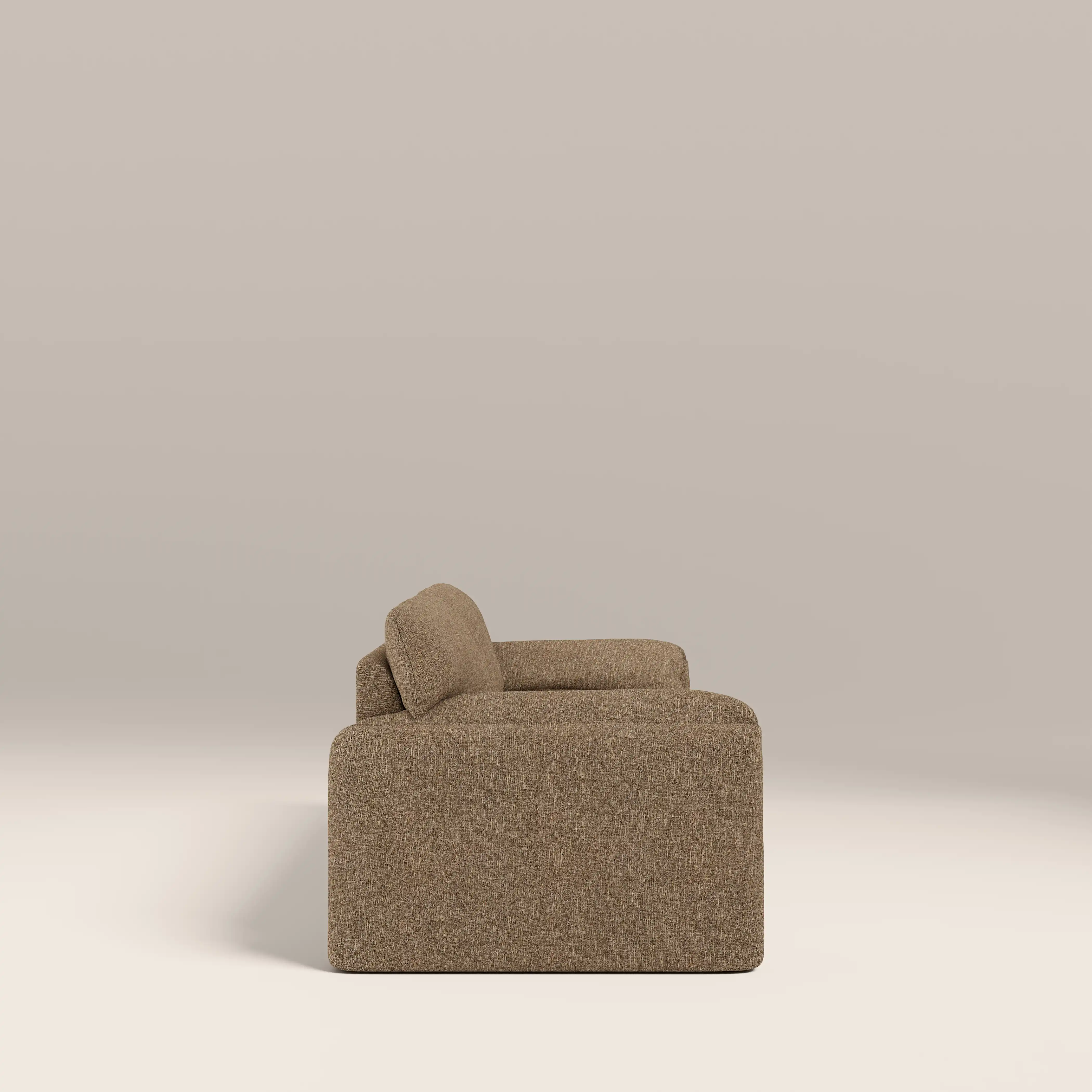 Haven 3 Seater Sofa | Speckled Cappuccino Boucle - Image 4