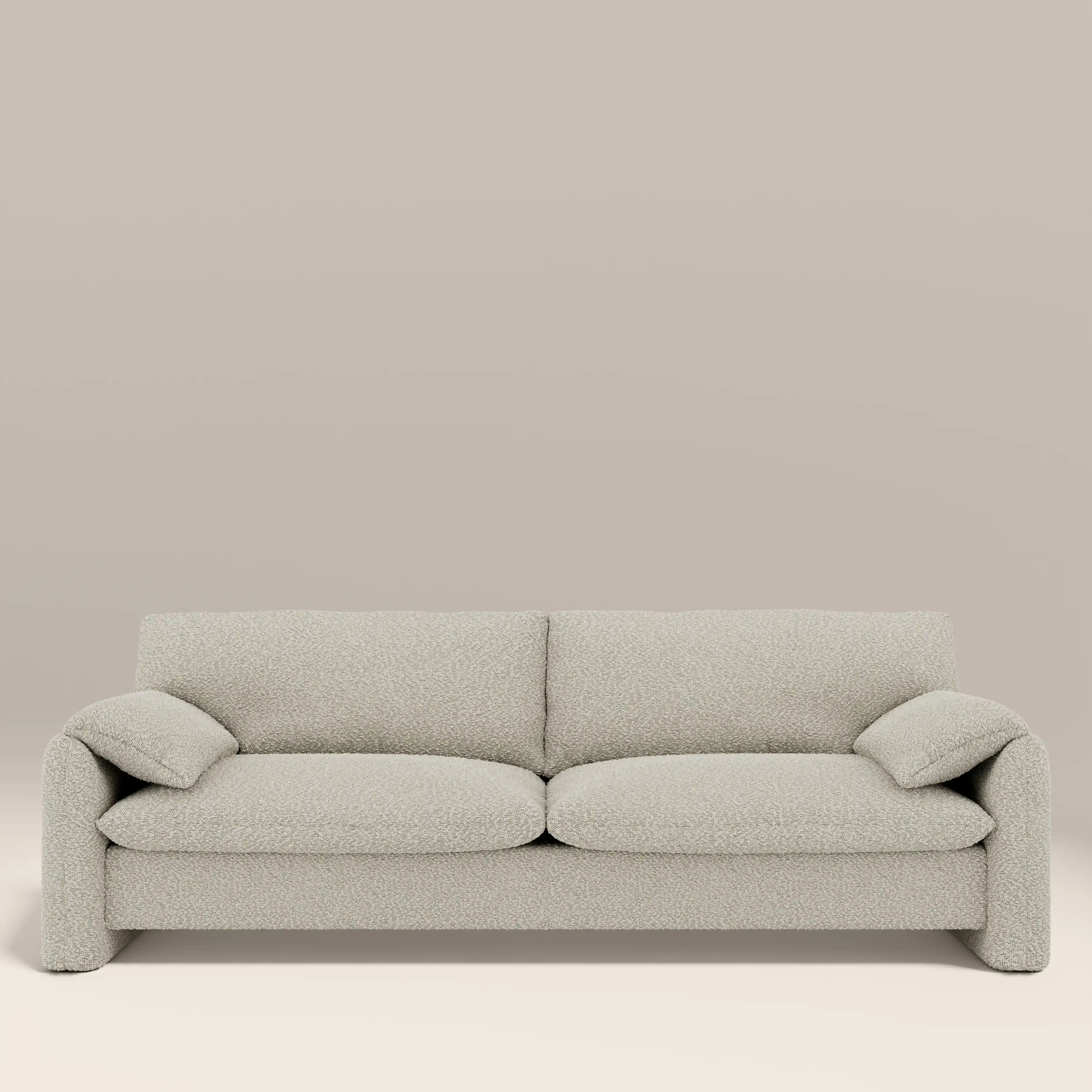 Haven 3 Seater Sofa | Speckled Stone Sustainable Boucle - Image 2