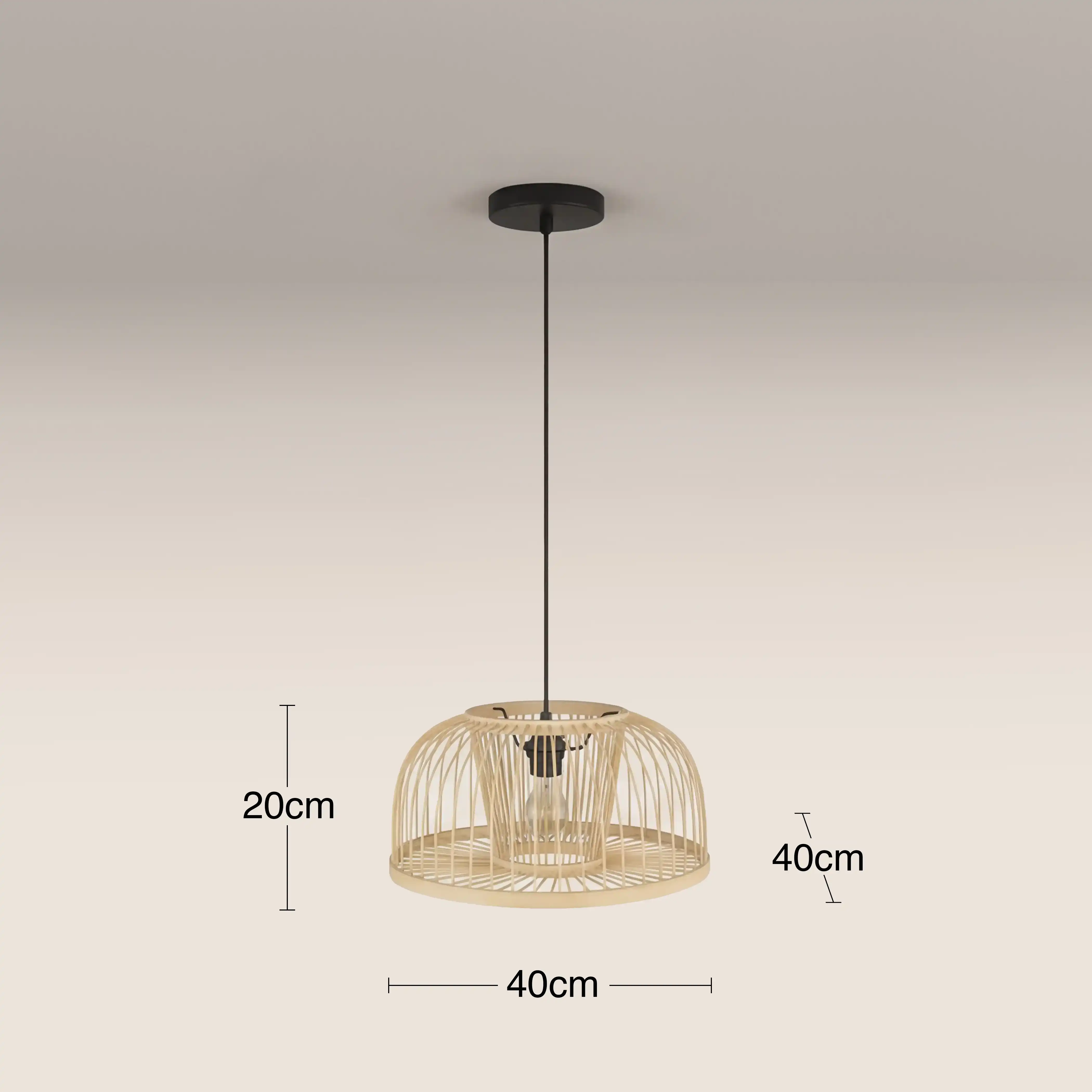 Hazen Ceiling Shade | Bamboo - Image 6