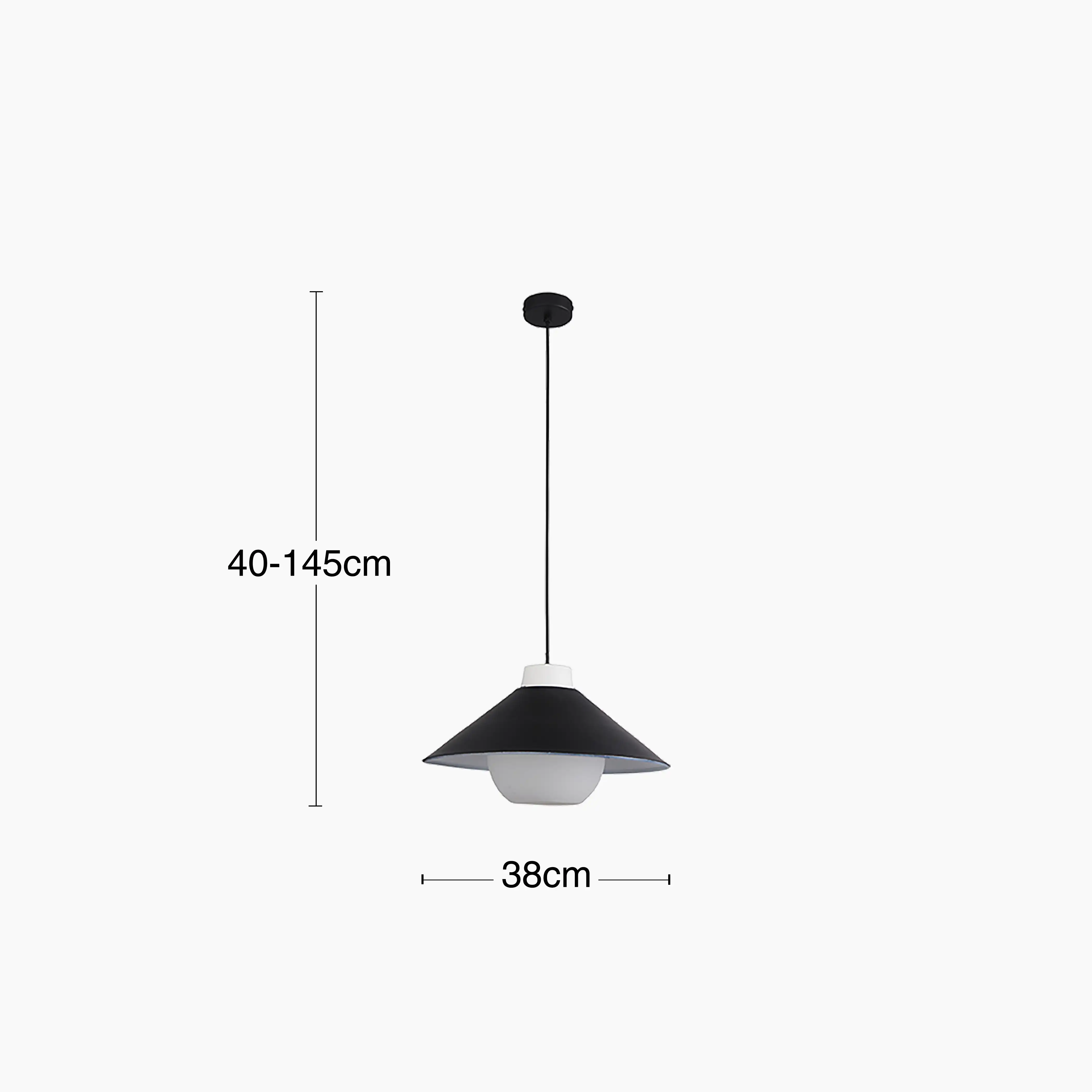 Helmdale Pendant Light | Matte Black - Image 8