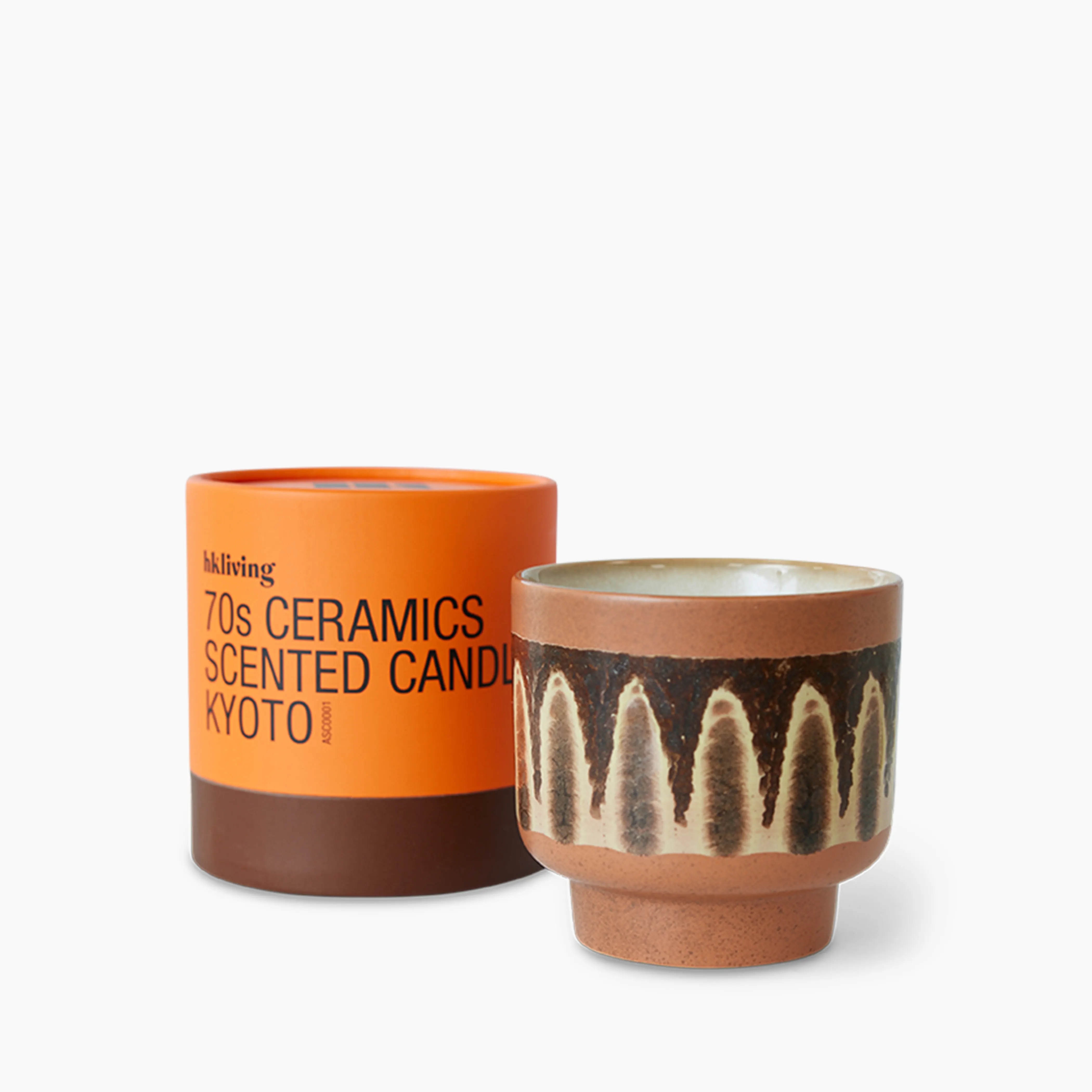 HKliving 70s Ceramics Scented Candle | Kyoto - Image 4