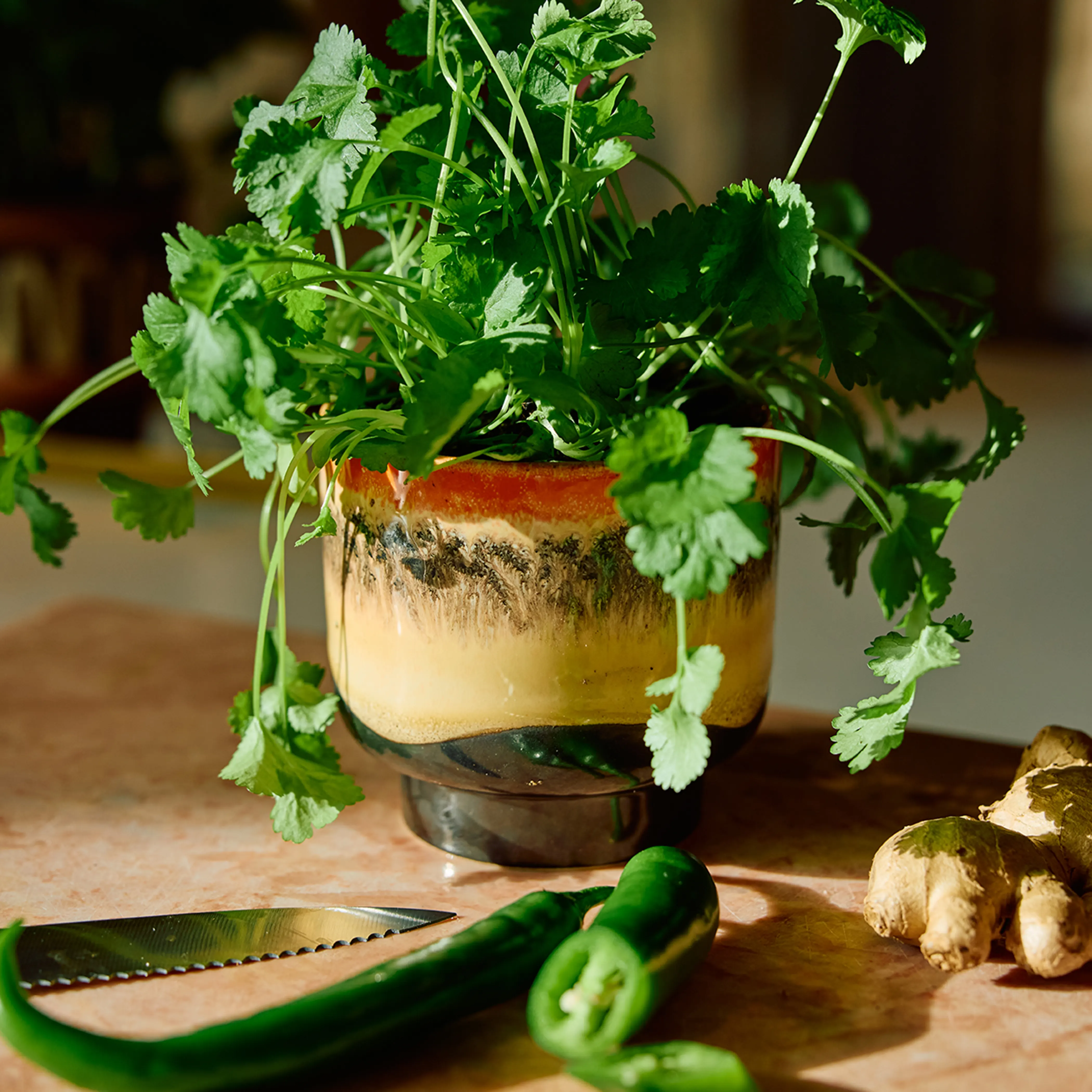 HKliving 70s Ceramics Scented Candle | Tulum - Image 5