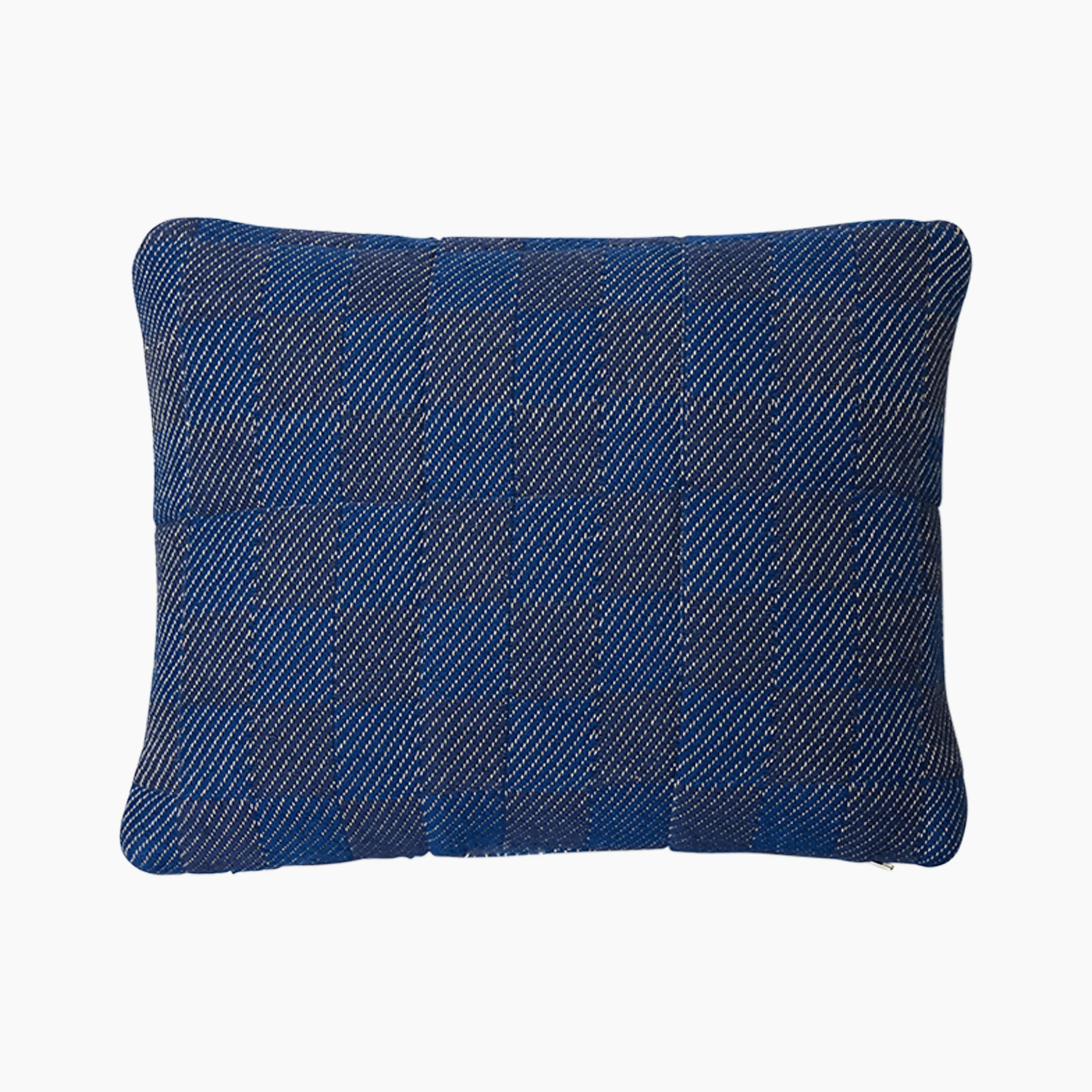 HKliving Checkered Rectangle Woven Cushion | Berries - Image 4