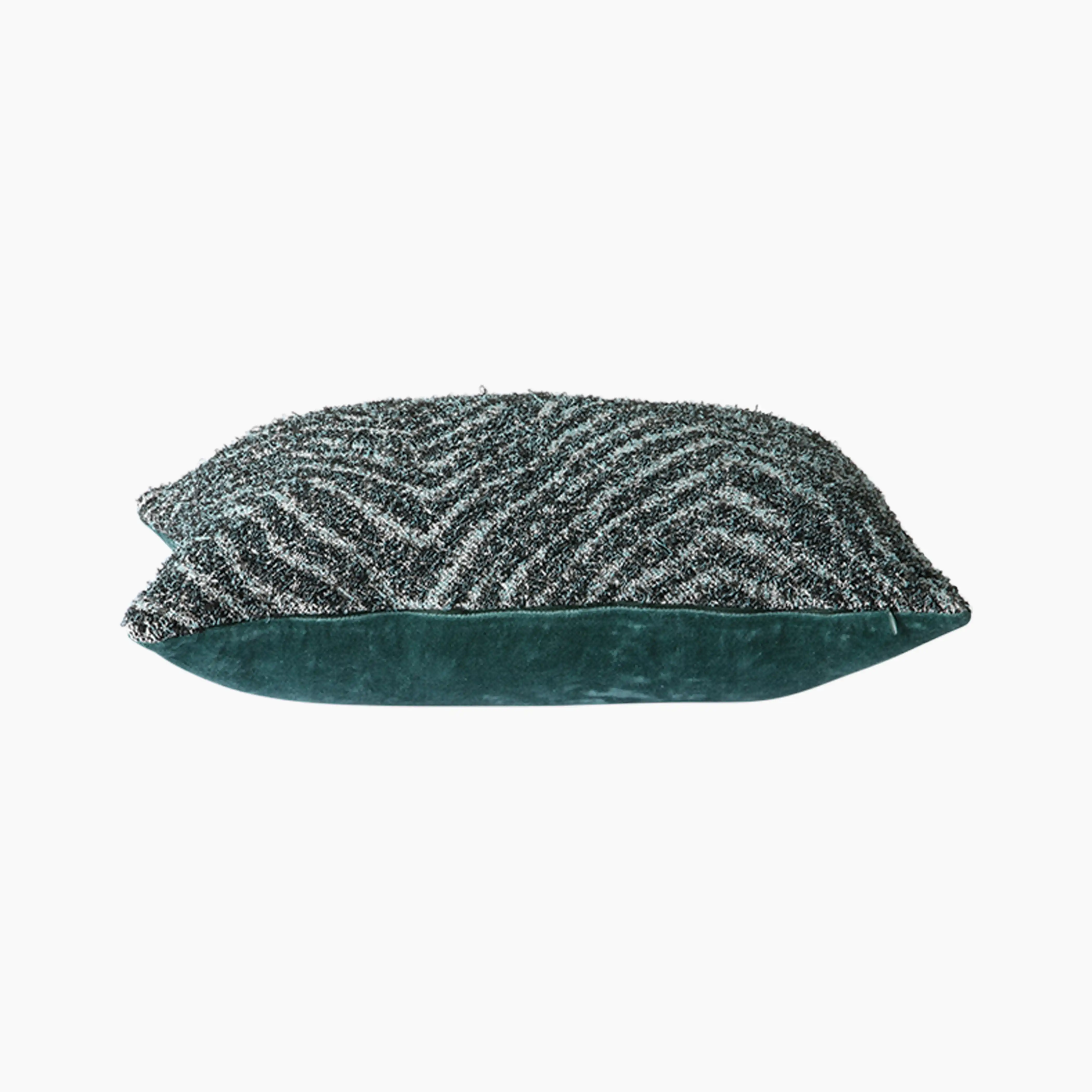 HKliving Doris Rectangle Jacquard Weave Cushion | ZigZag - Image 2