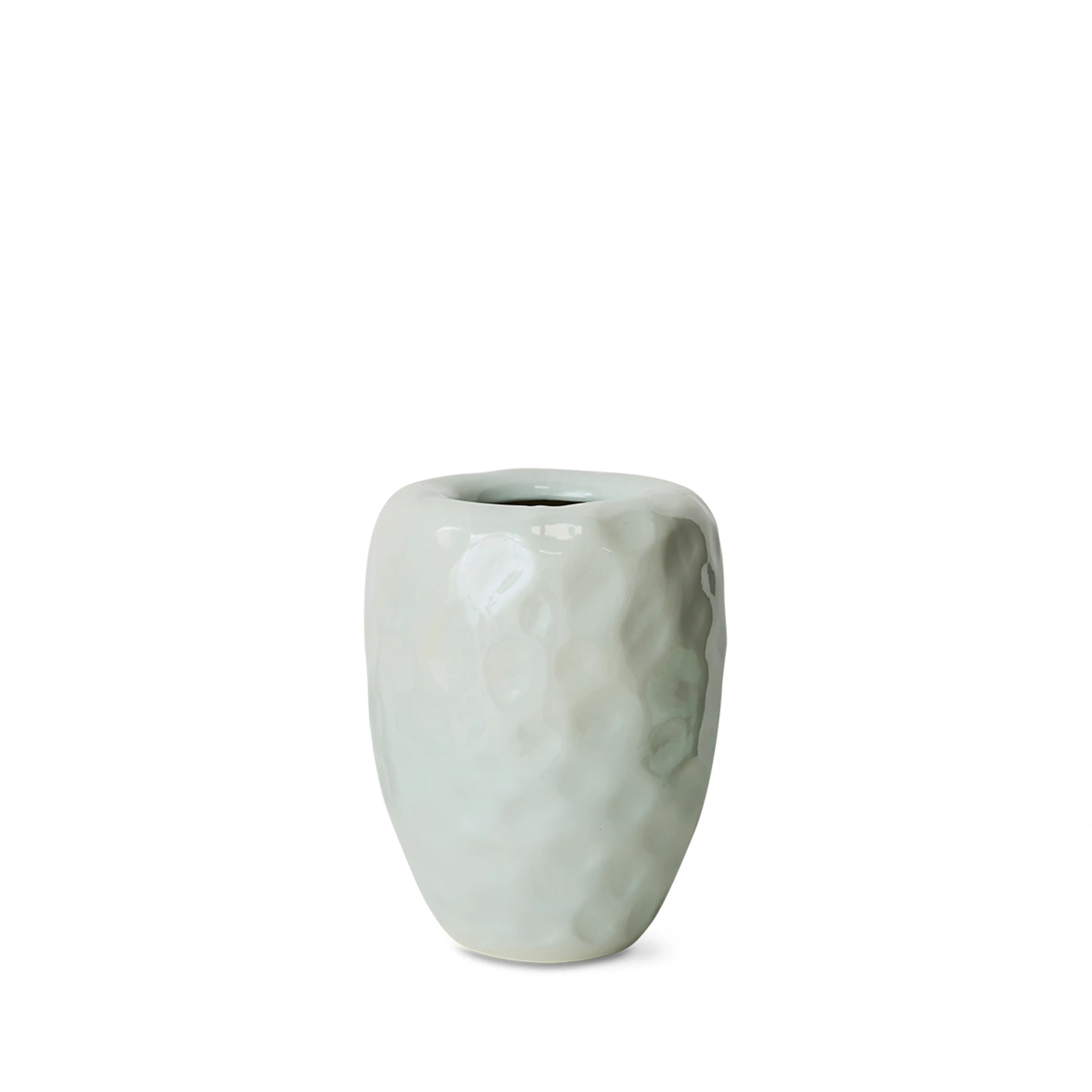 HKliving Earthenware Floor Vase | Mint - Image 2
