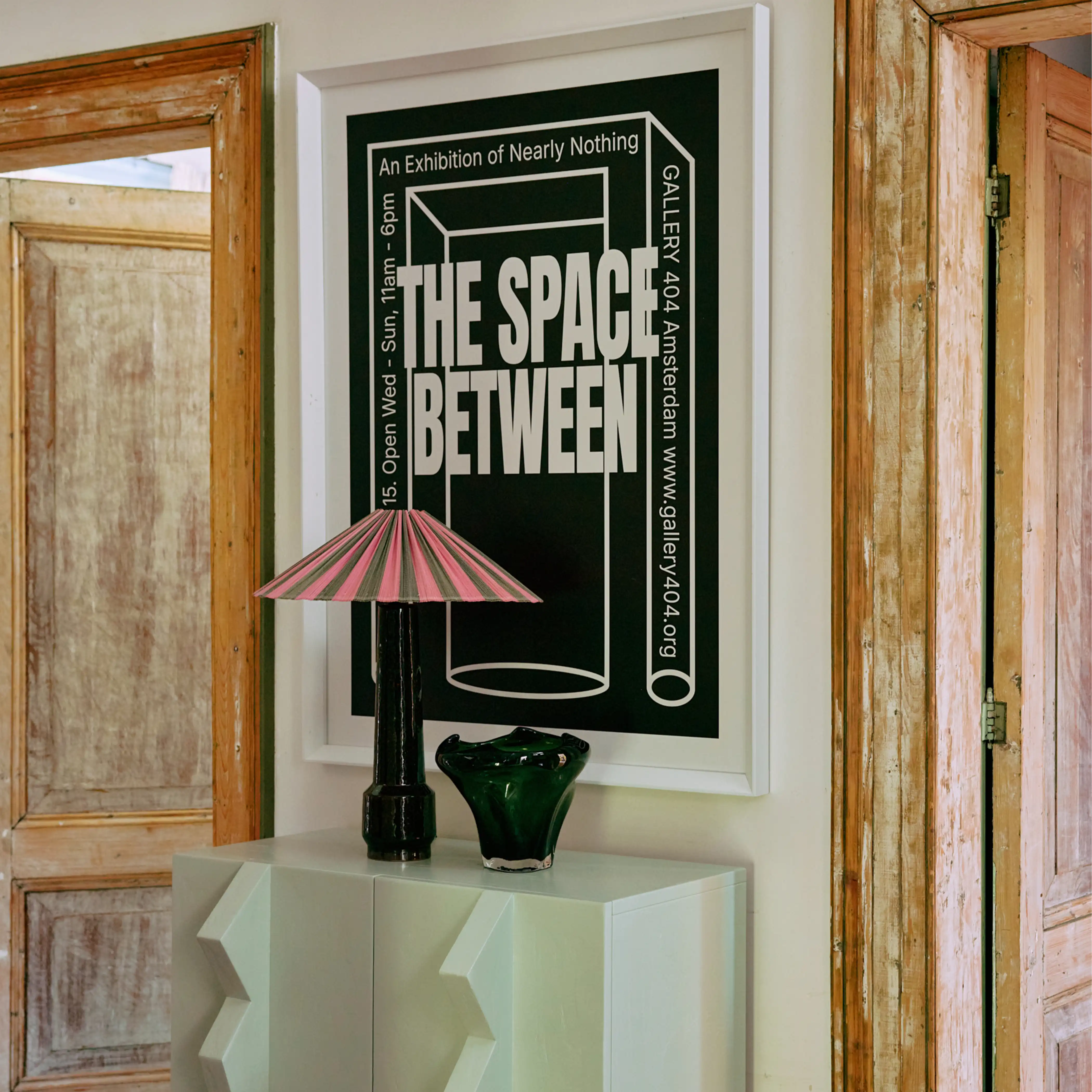 HKliving Folded Mid Vase | Emerald - Image 2