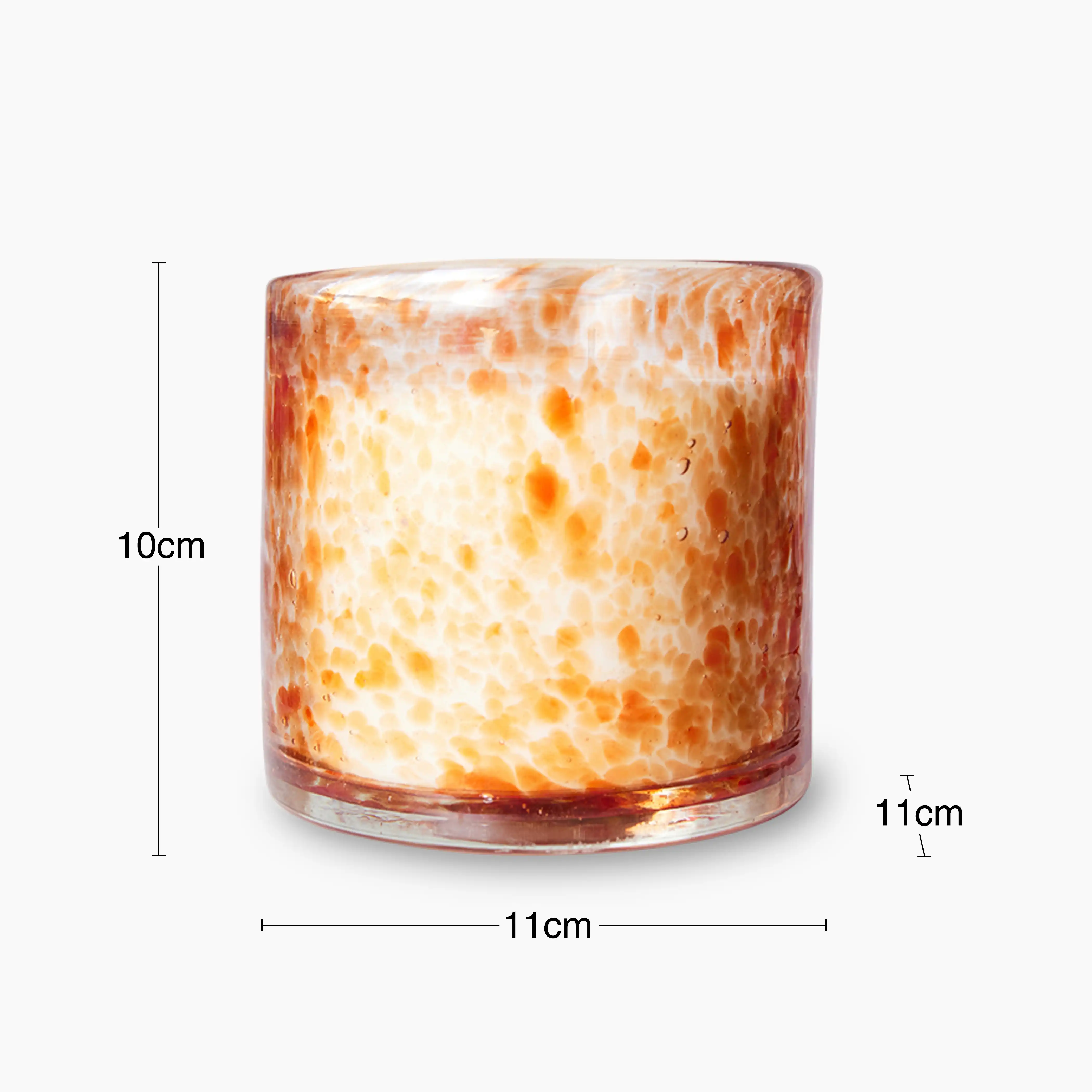 HKliving Glass Scented Candle | Retro Porch Night - Image 5