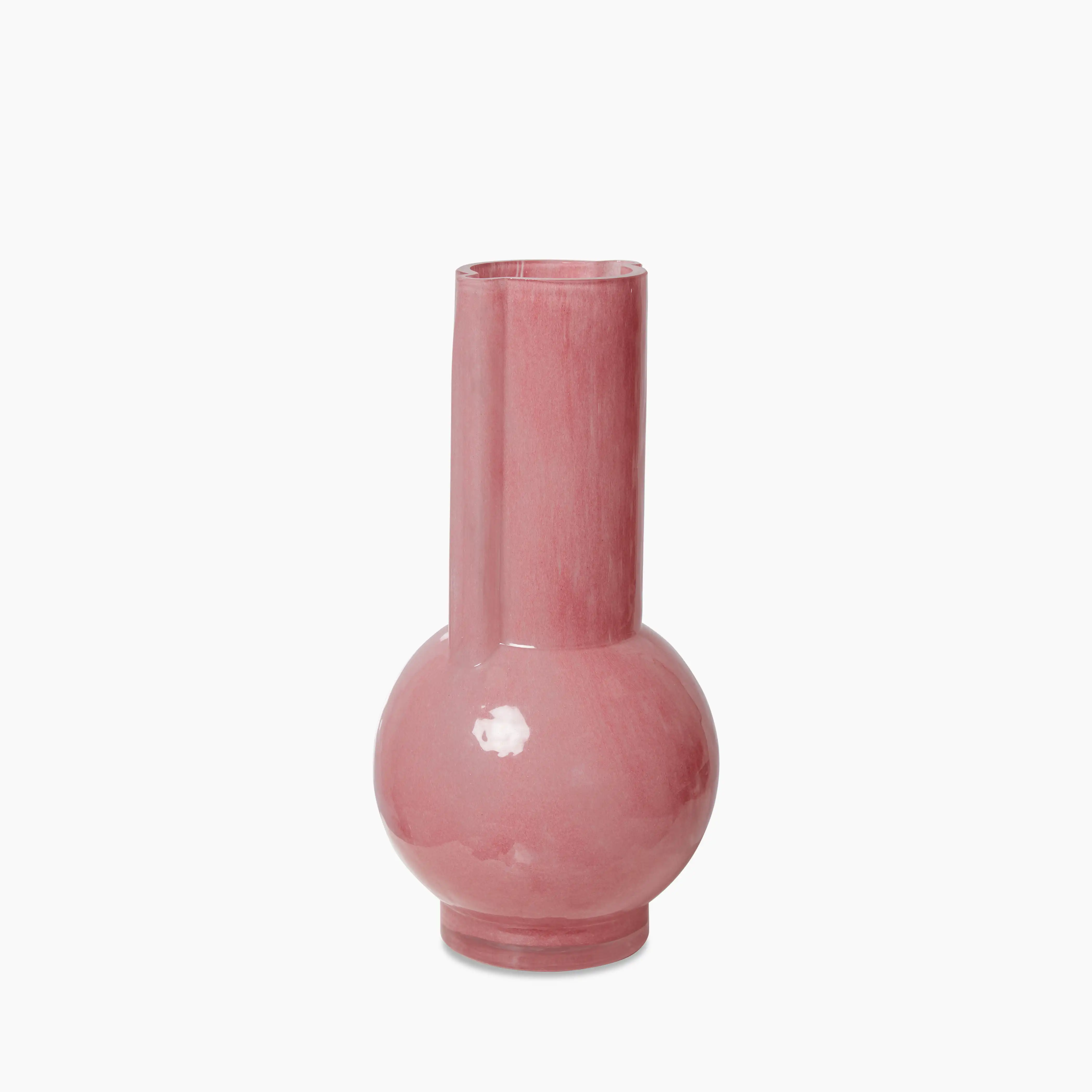 HKliving Glass Vase| Flamingo Pink - Image 3