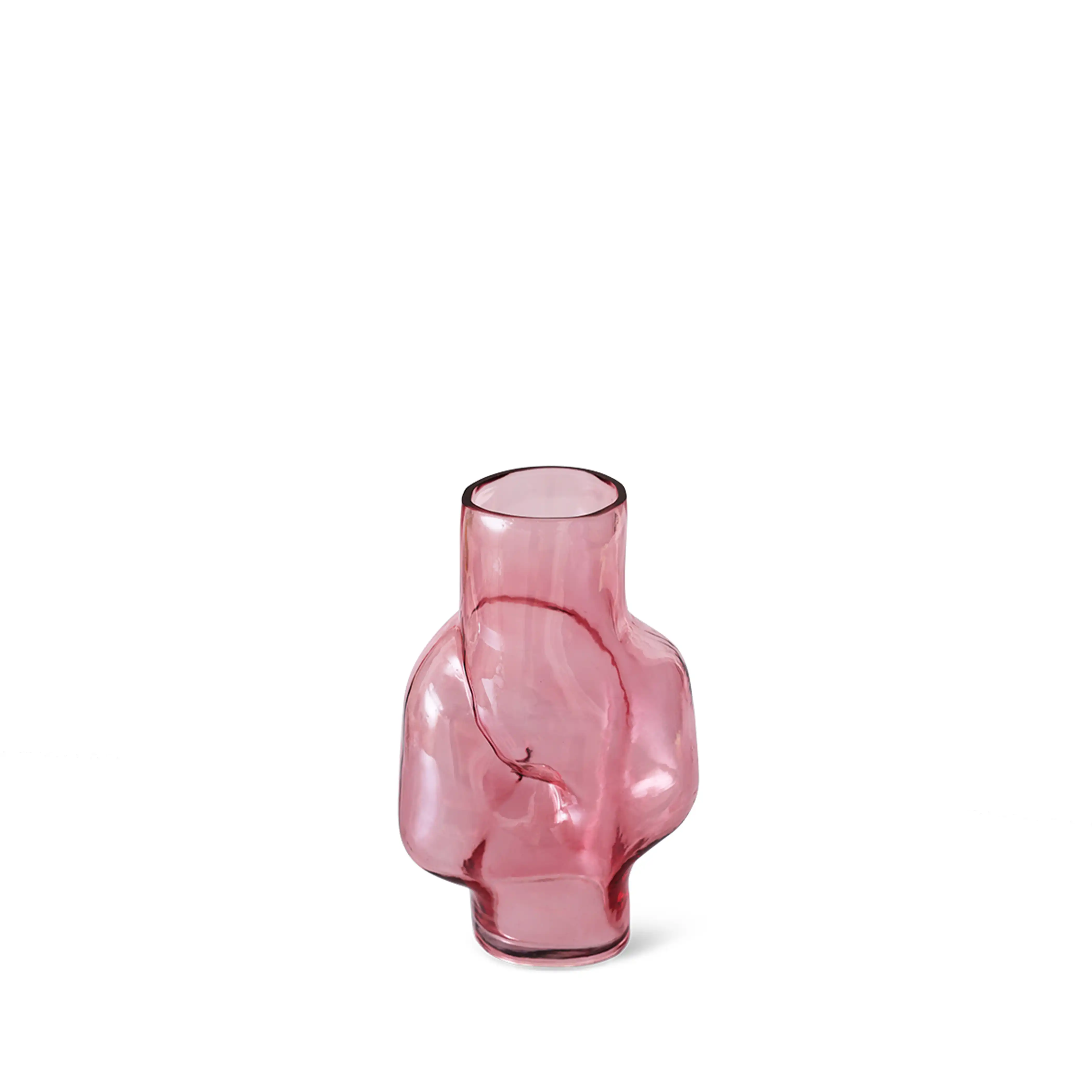 HKliving Gleam Glass High Vase | Rose - Image 3