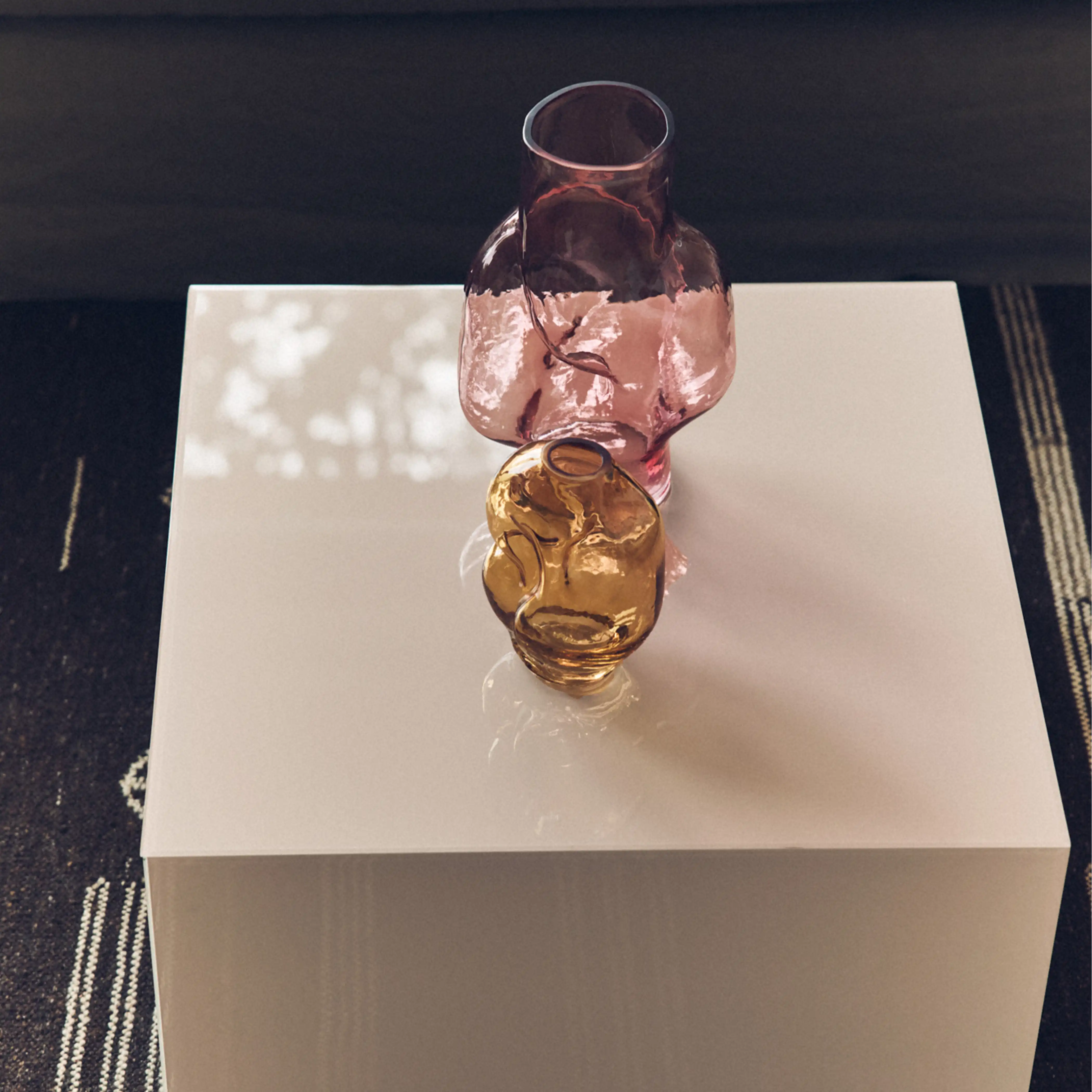 HKliving Gleam Glass High Vase | Rose - Image 4
