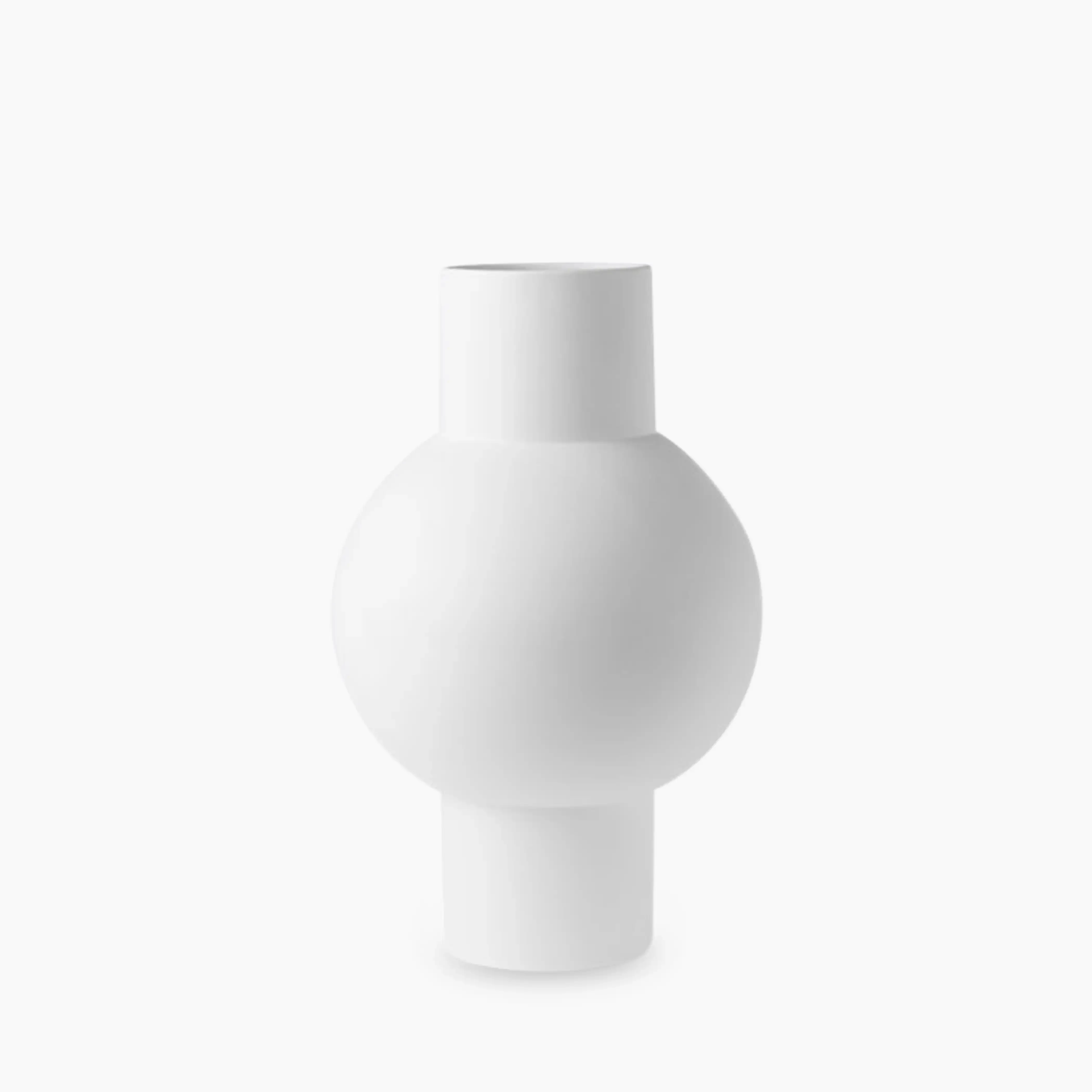 HKliving Matt Vase | White - Image 3