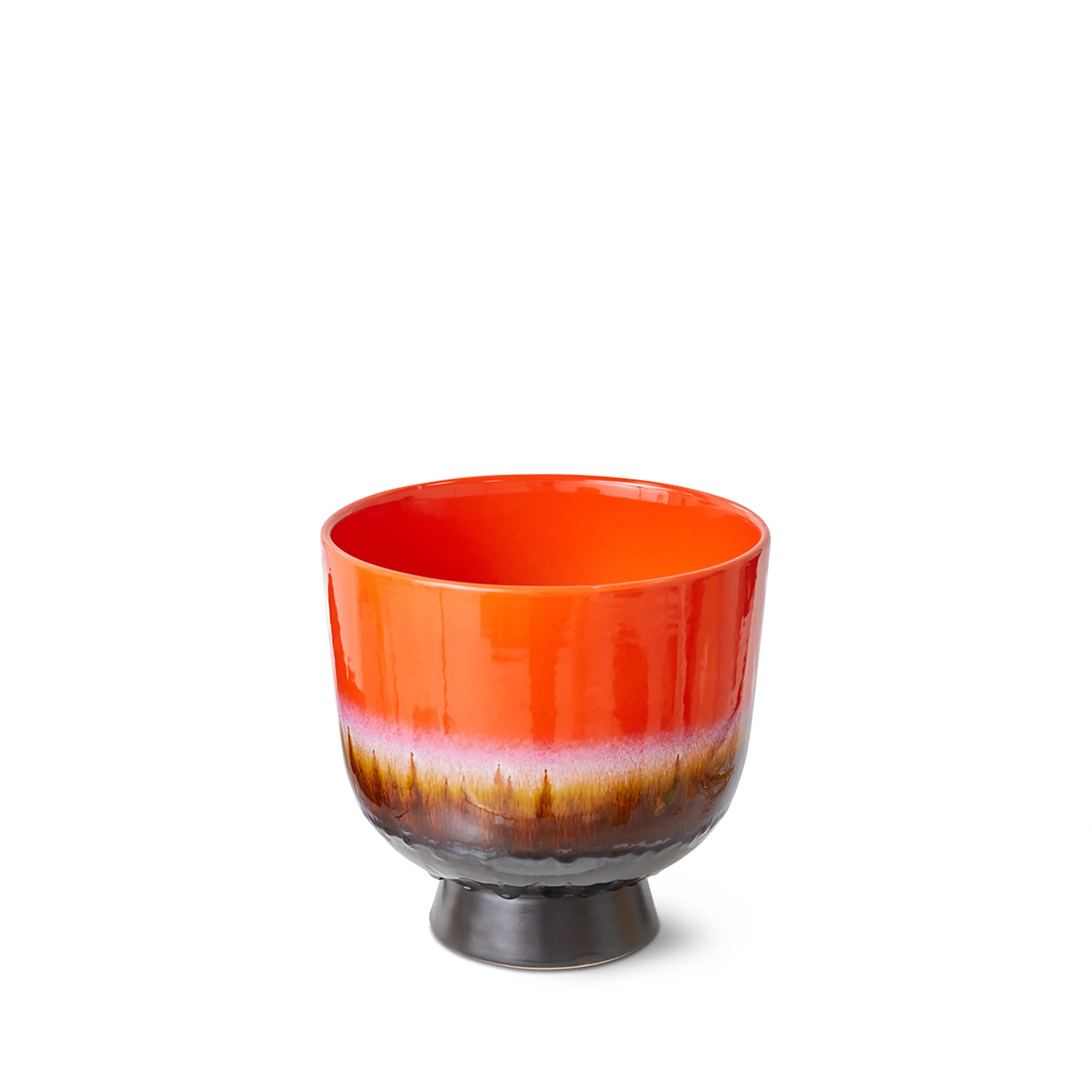 HKliving Retro Flower Pot | Cherry Red - Image 3