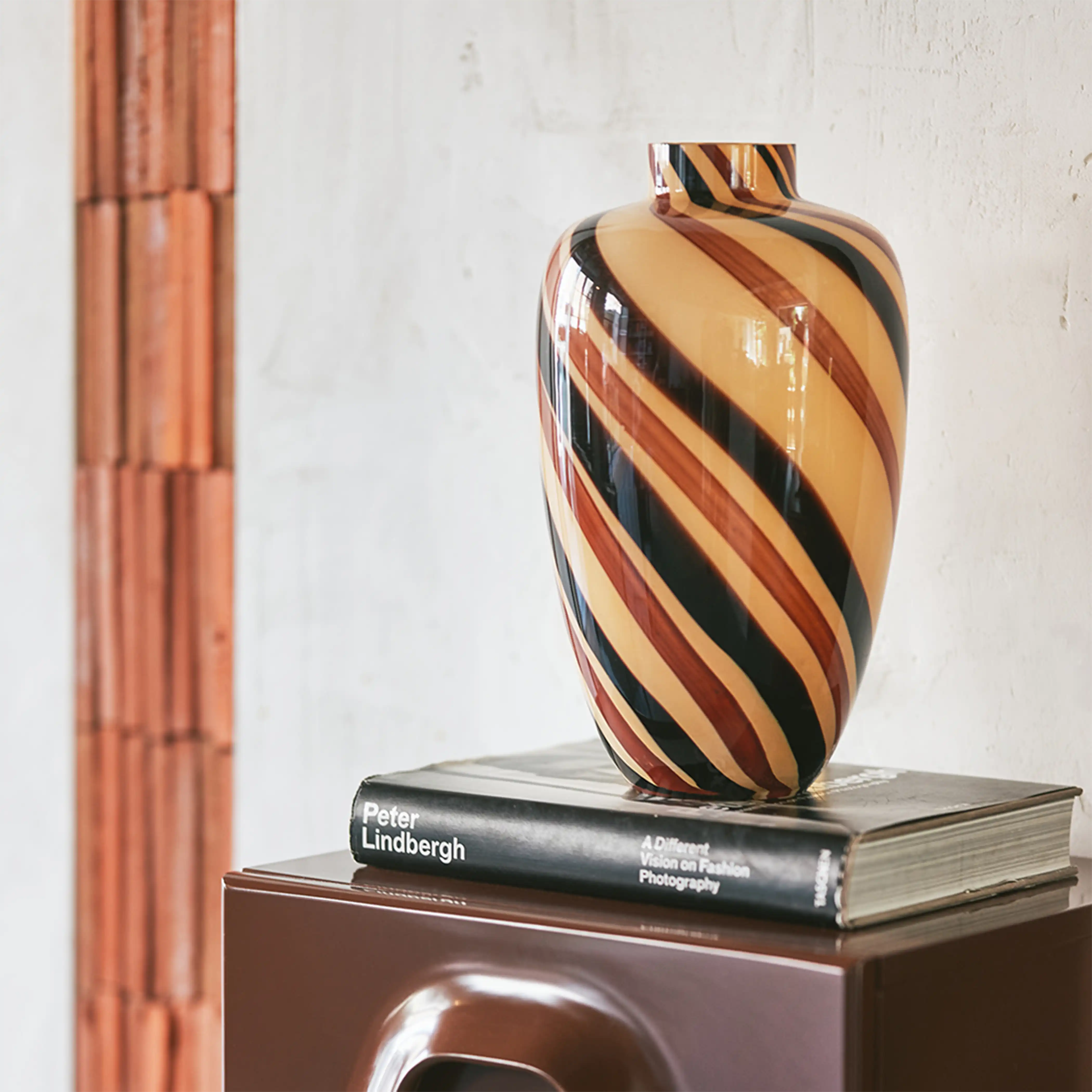 HKliving Retro Vase | Affogato - Image 2