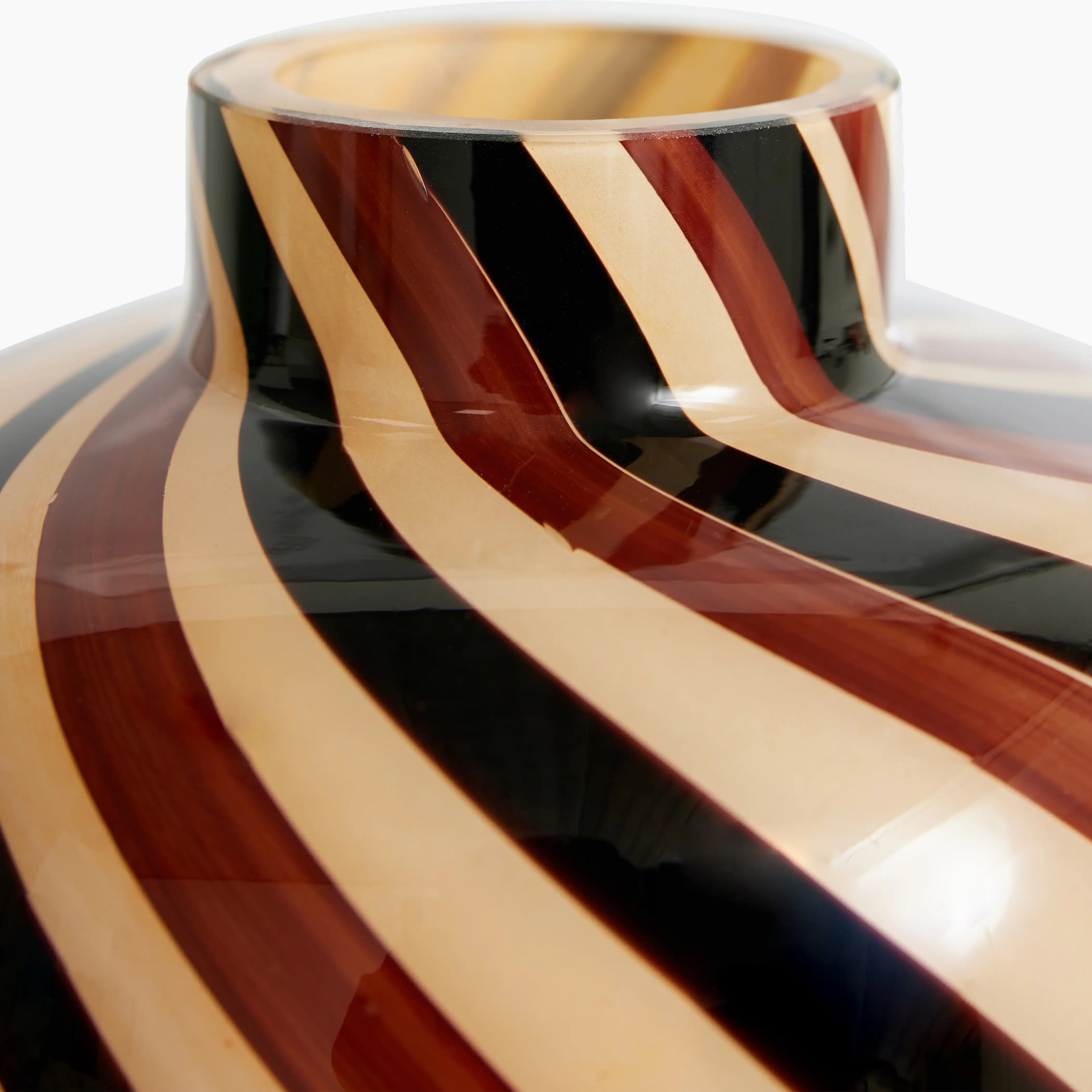 HKliving Retro Vase | Affogato - Image 3
