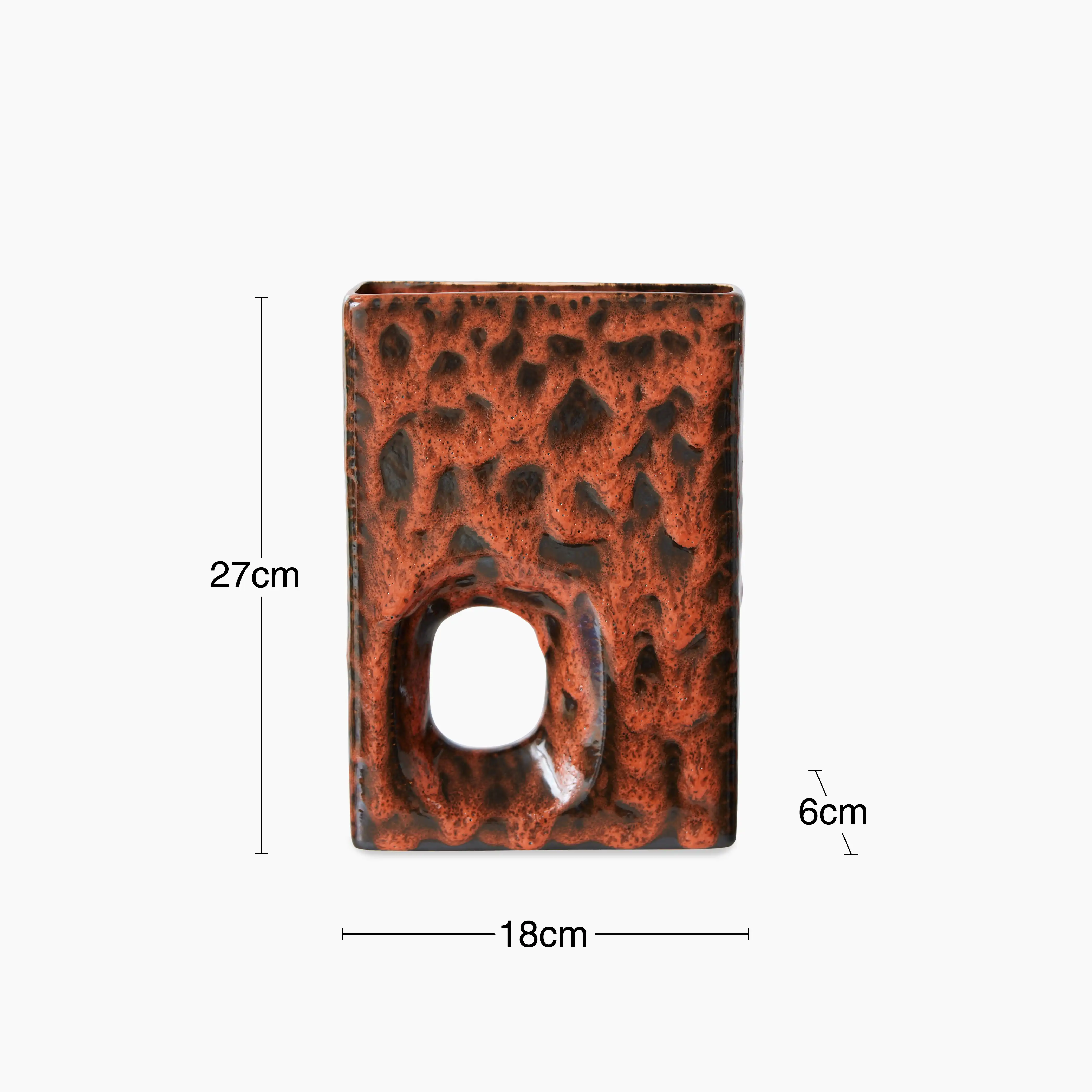 HKliving Retro Vase M | Coral - Image 4