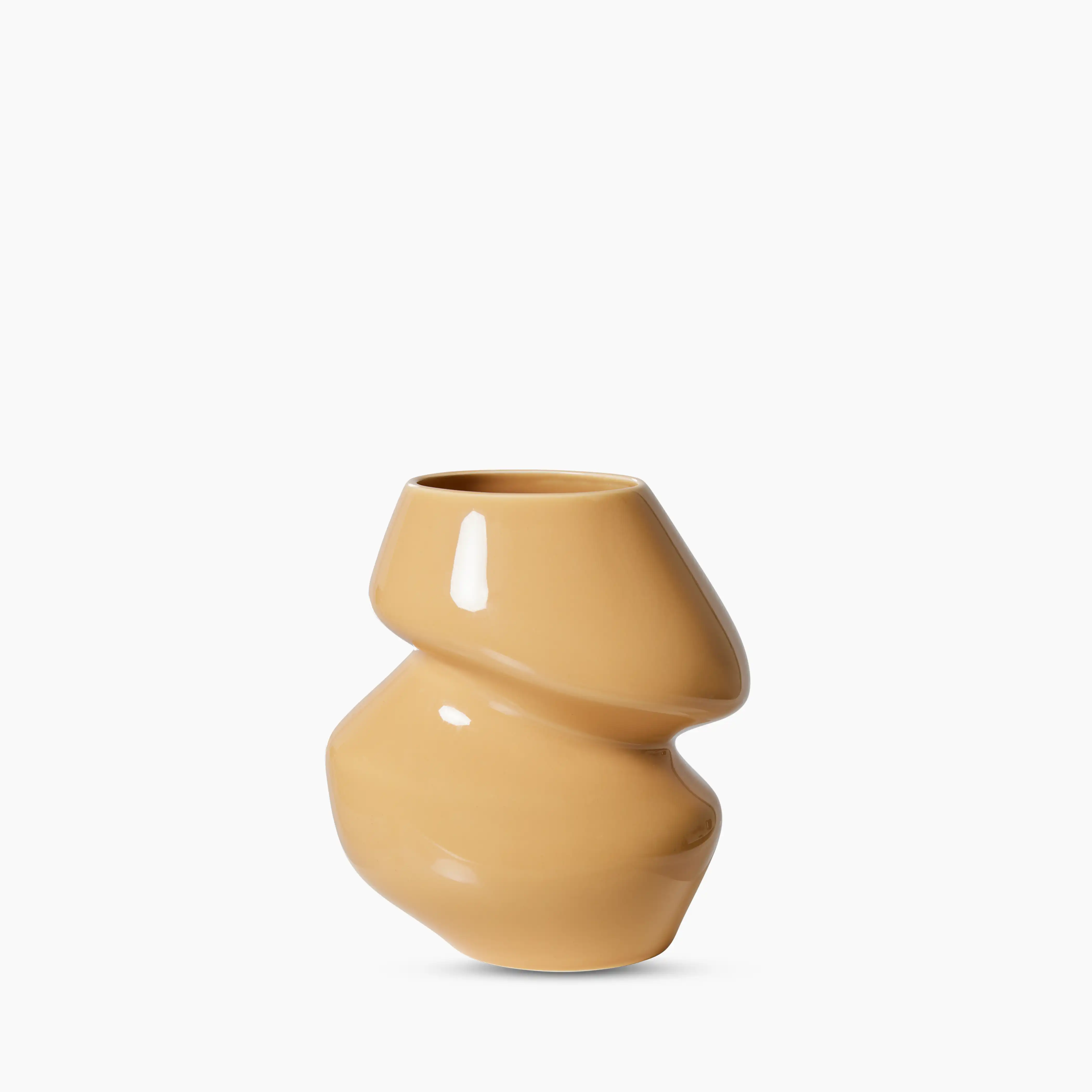 HKliving Stone Vase | Cappuccino - Image 5