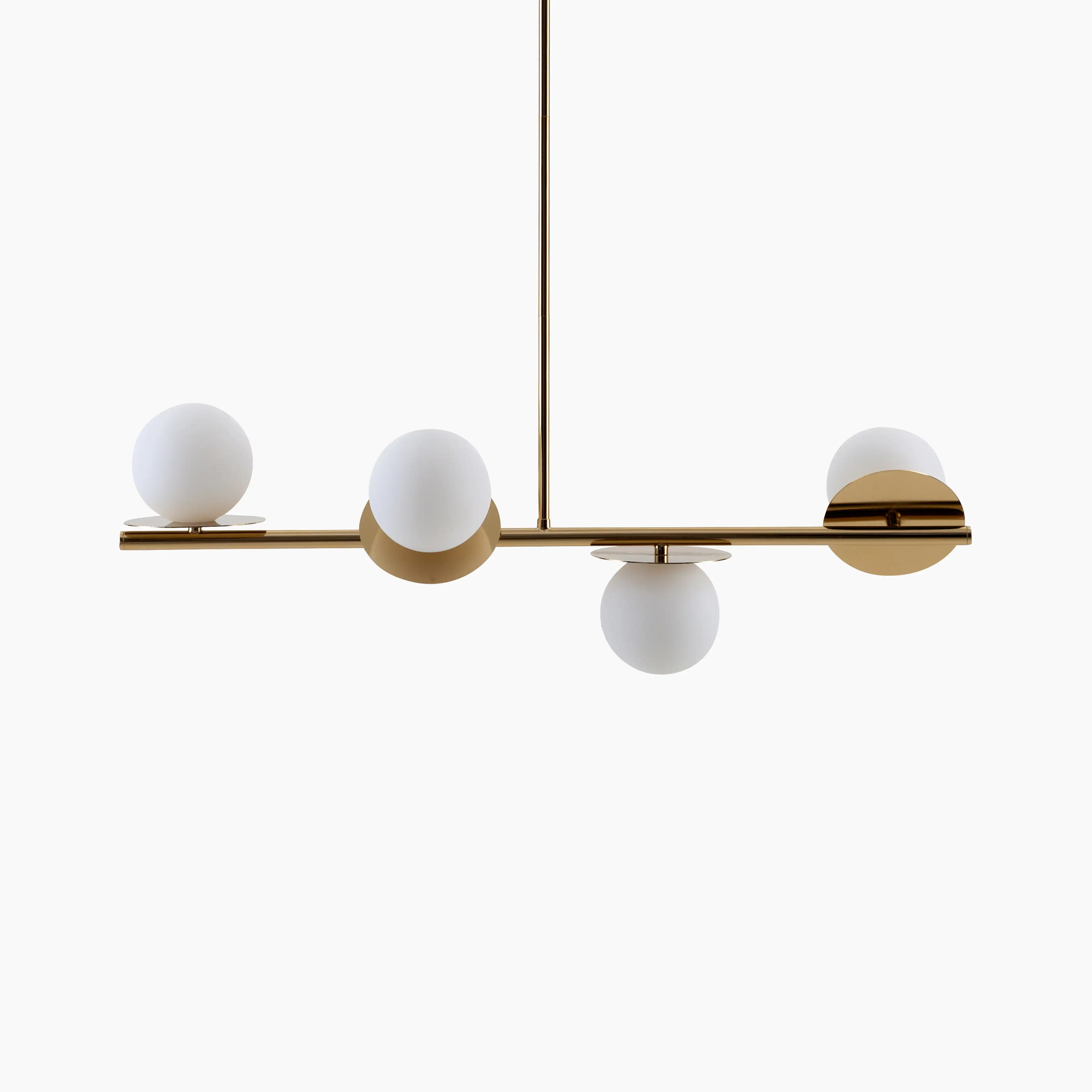 houseof 4 Plate Pendant Light | Brass - Image 10