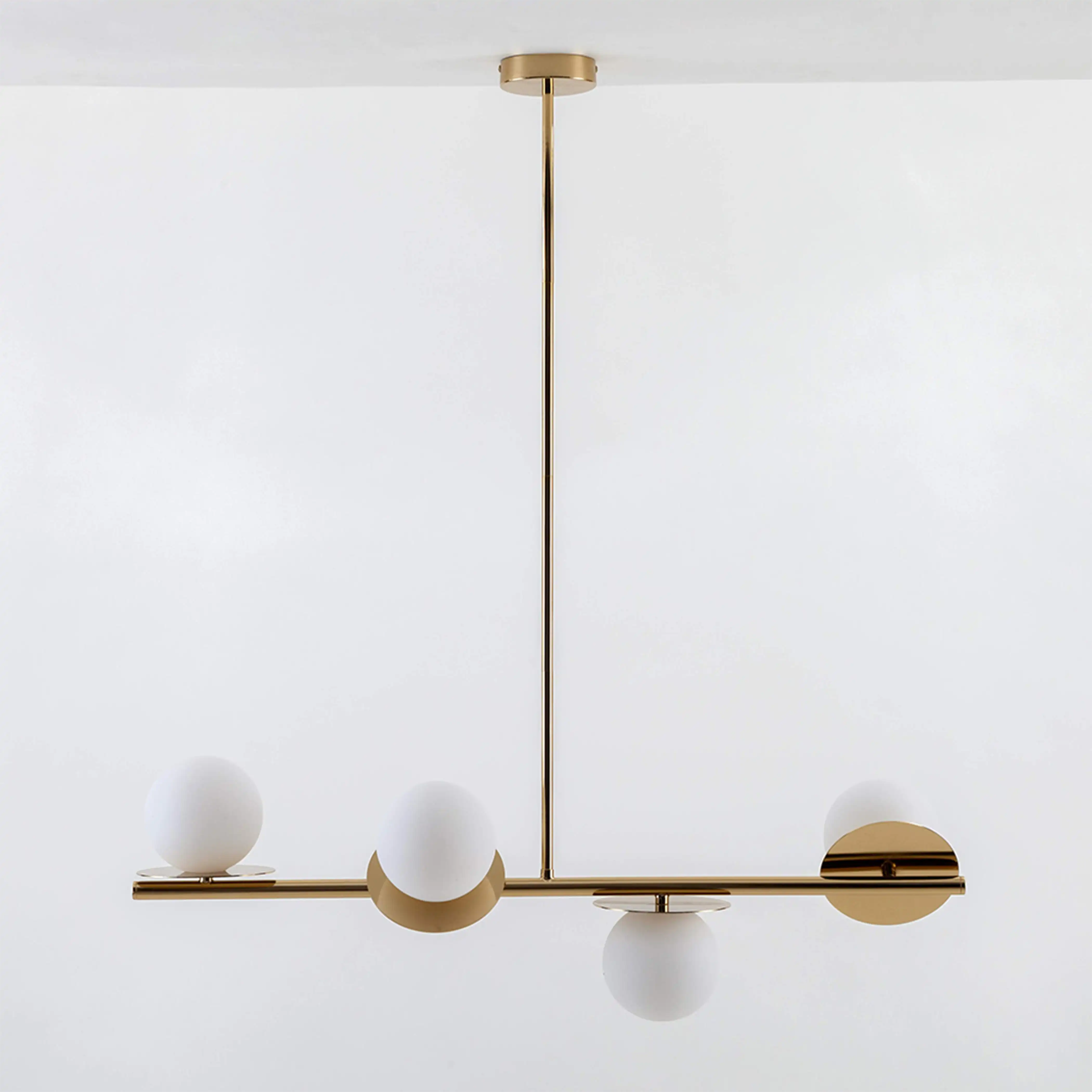 houseof 4 Plate Pendant Light | Brass - Image 4