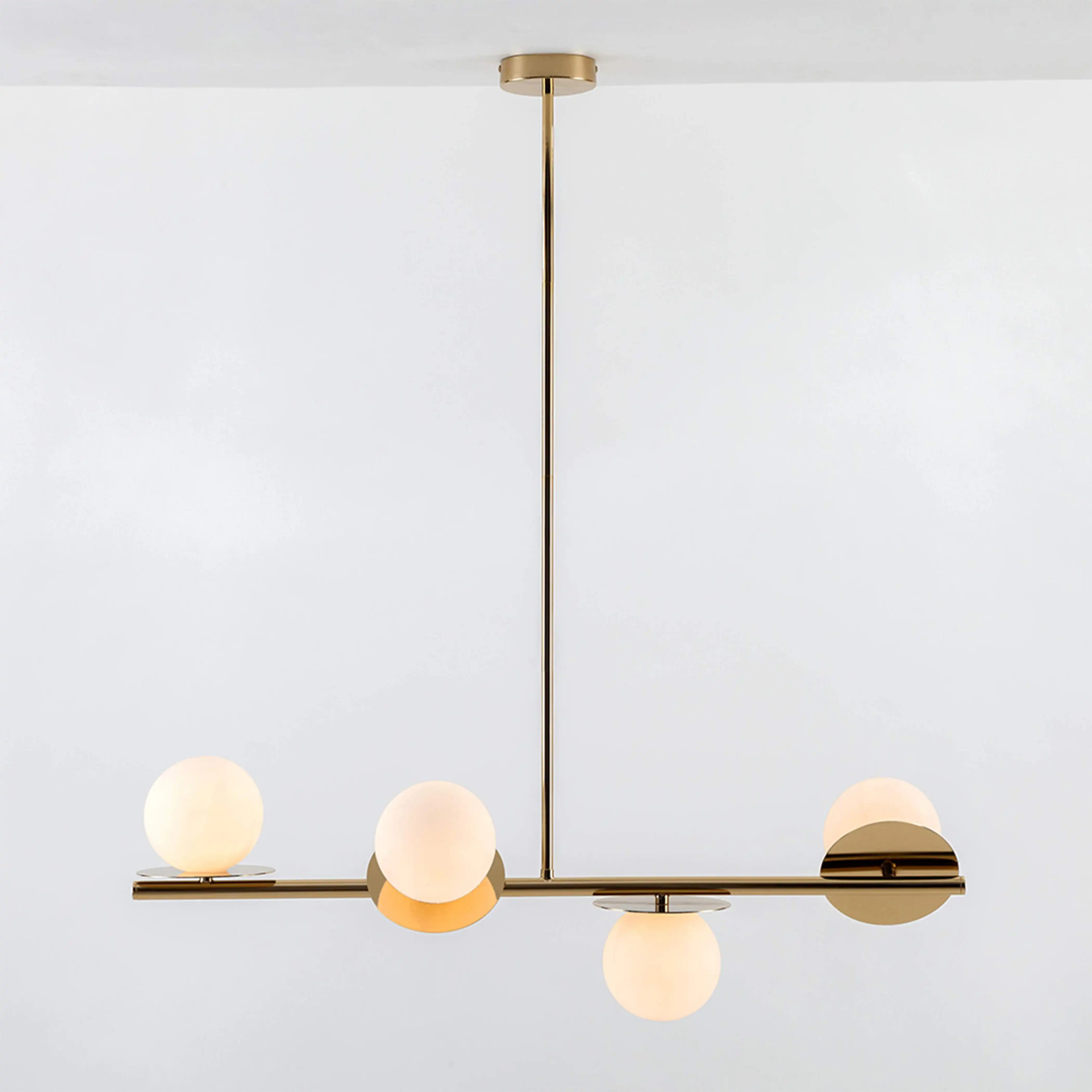 houseof 4 Plate Pendant Light | Brass - Image 5