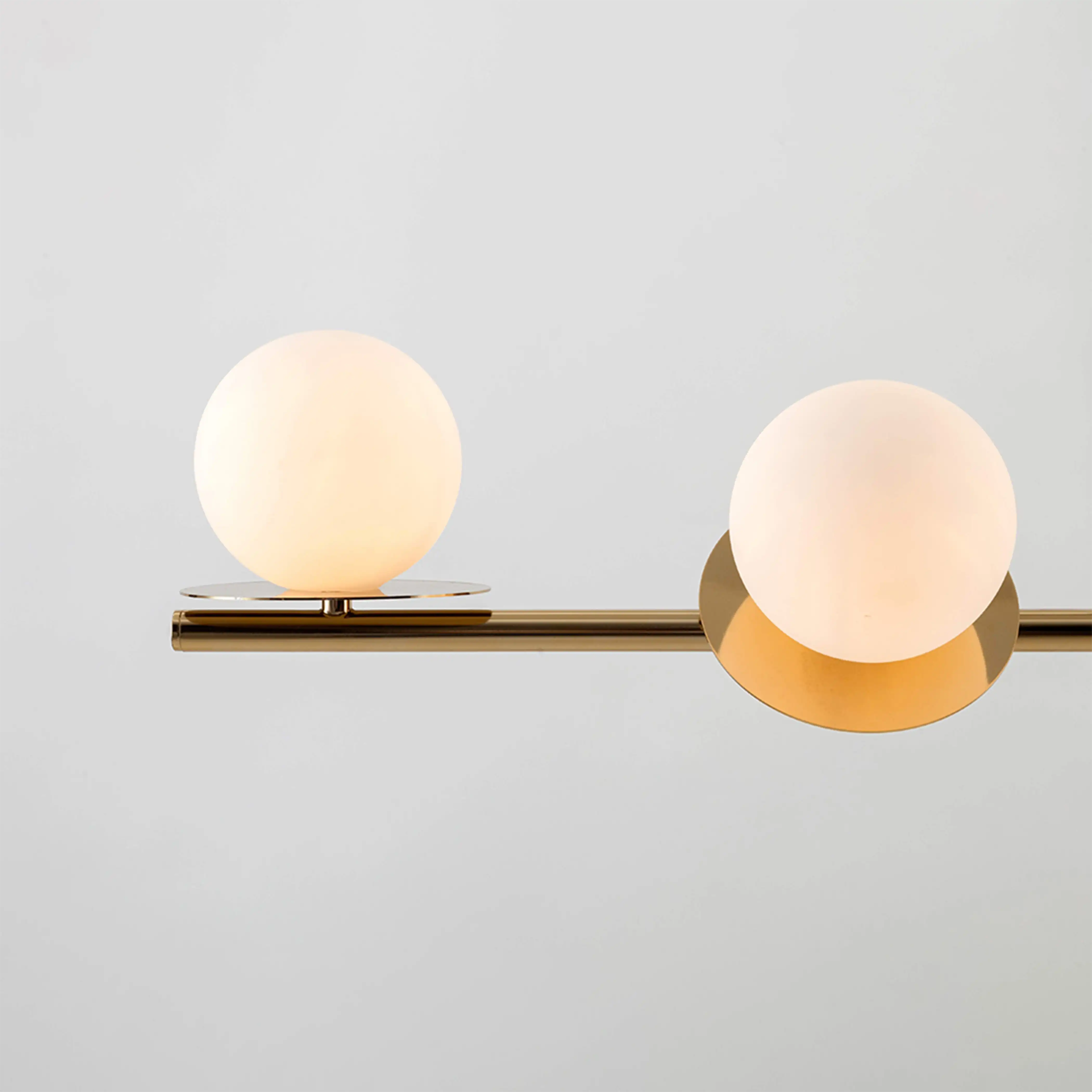 houseof 4 Plate Pendant Light | Brass - Image 7
