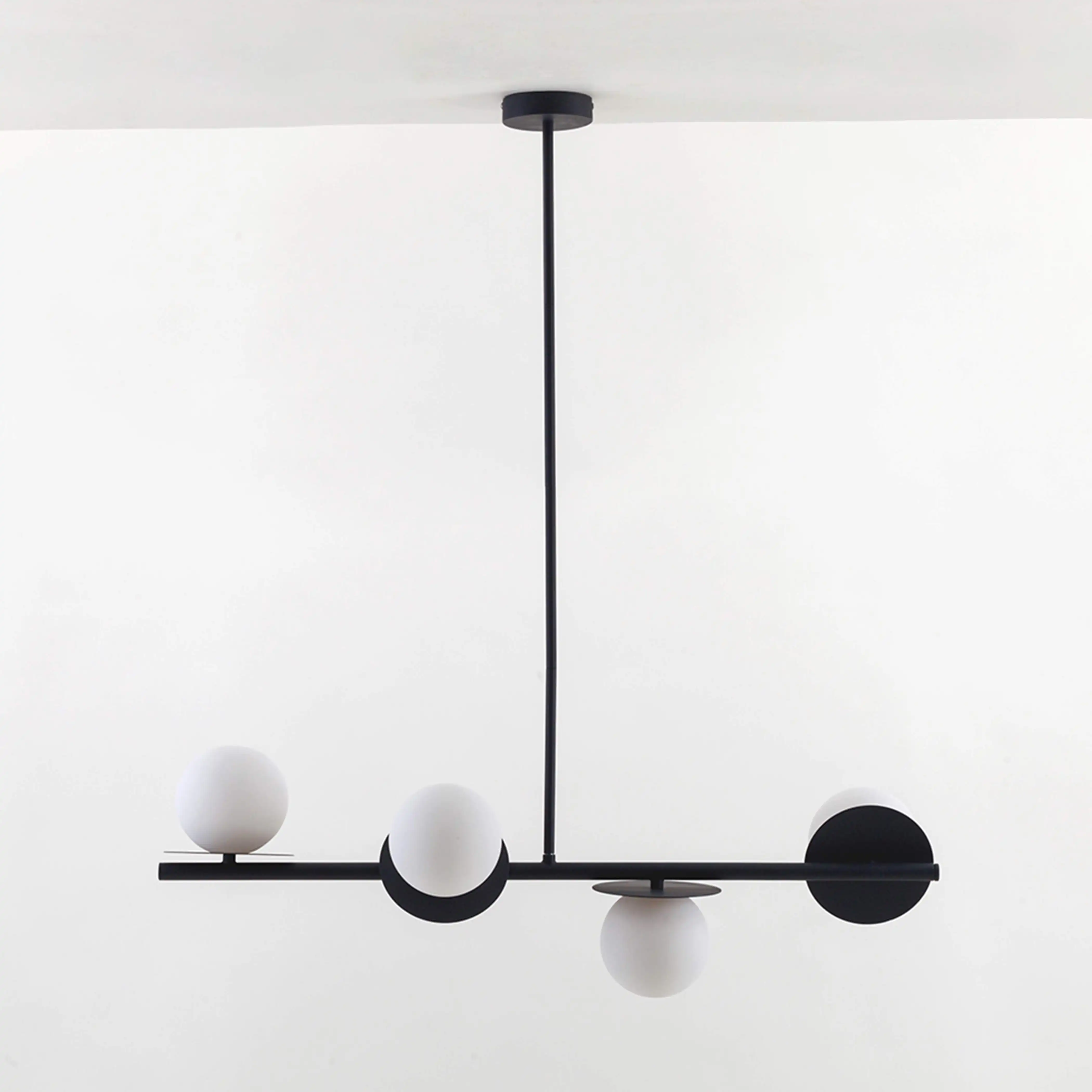 houseof 4 Plate Pendant Light | Charcoal - Image 2